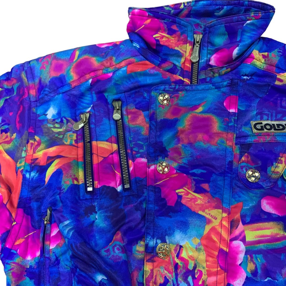 Goldwin Goldwin Made in Japan Multicolor Ski Jacket Size US S / EU 44-46 / 1 - 5 Thumbnail