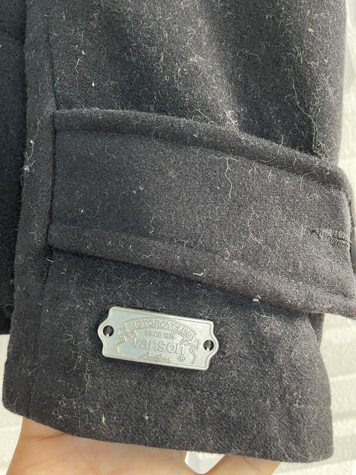 Vanson Leathers 🔥FINAL DROP❌Vintage VANSON MOTORCYCLES BOSTON MASS WOOL Size US XL / EU 56 / 4 - 6 Thumbnail