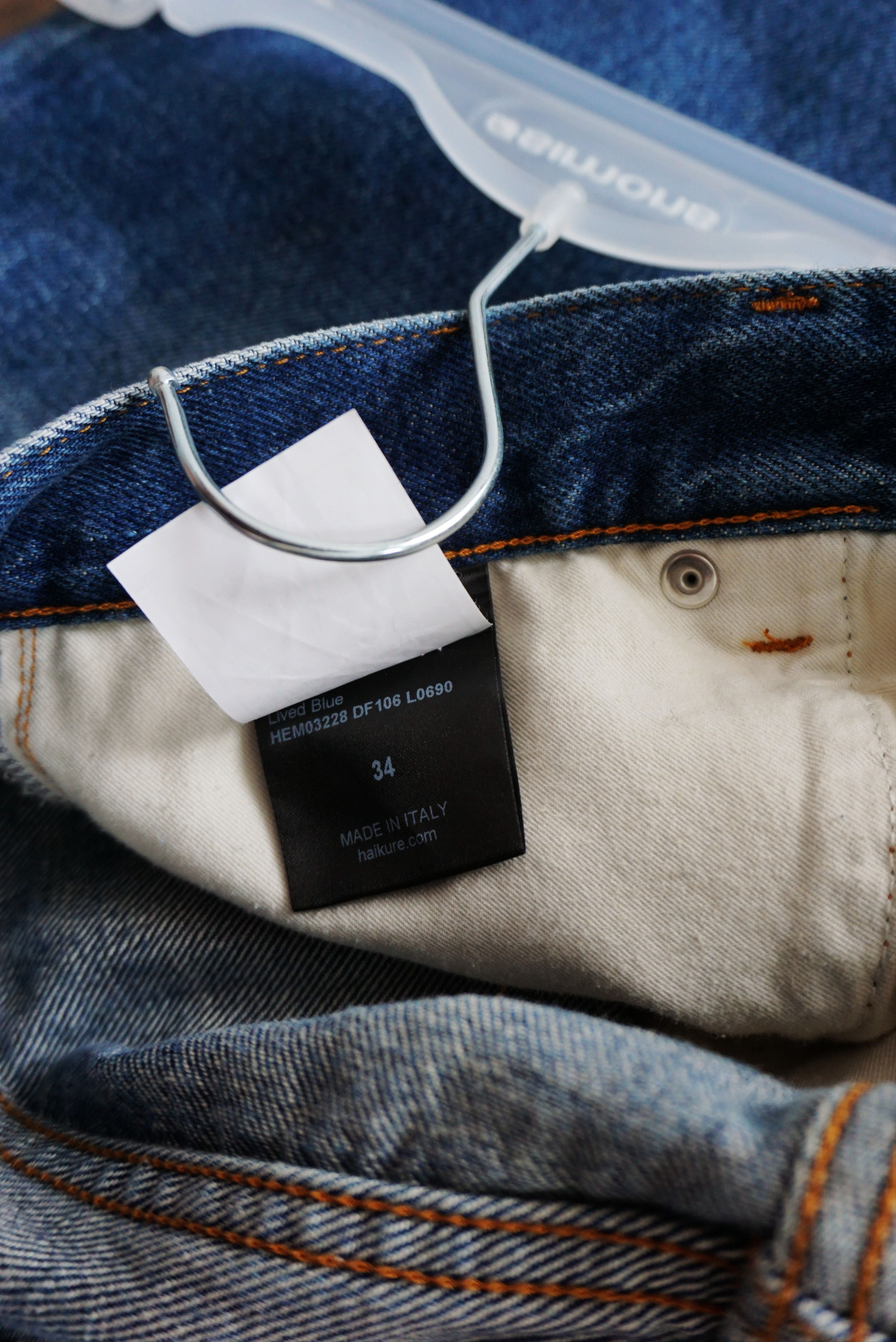 Haikure BNWT AW22 HAIKURE FADED BLUE FERGUS JEANS 34 Size US 34 / EU 50 - 10 Thumbnail