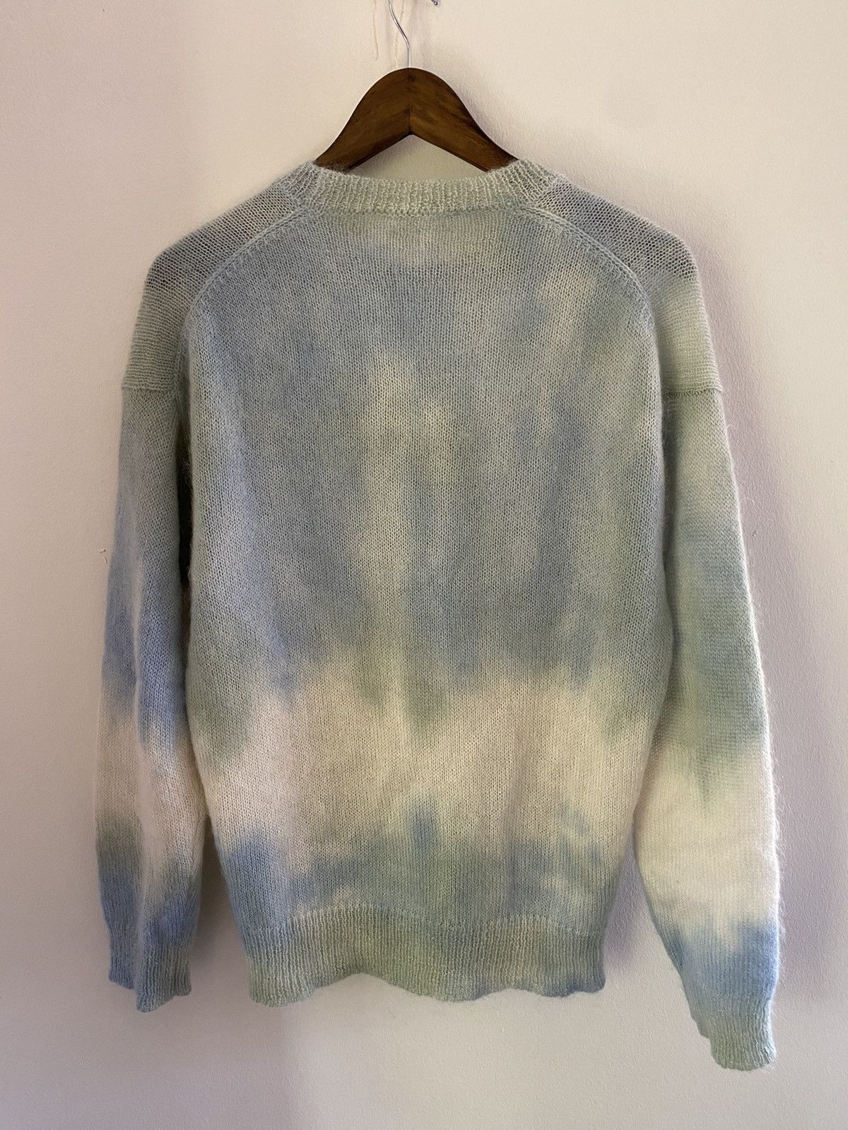 Auralee Super Kid Mohair Knit Pullover - Tie Dye Sweaters Knitwear