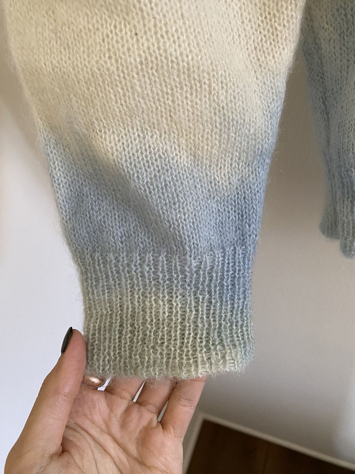 Auralee Super Kid Mohair Knit Pullover - Tie Dye