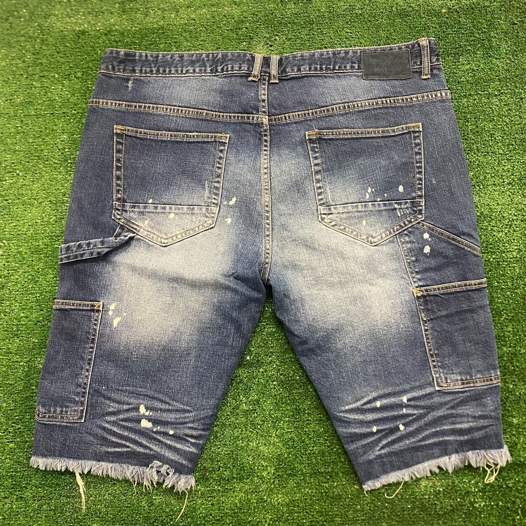 Vintage Distressed Vintage Denim Carpenter Jeans Shorts Size US 42 / EU 58 - 4 Thumbnail