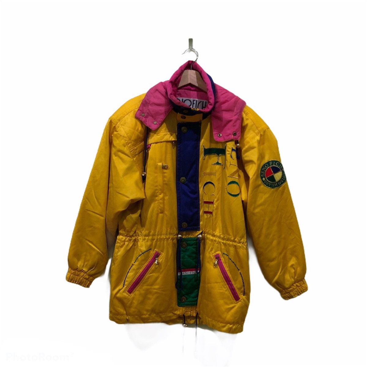 Japanese Brand Seno Fich Vivido Milano Ski Jacket Big Logo Size US L / EU 52-54 / 3 - 2 Thumbnail