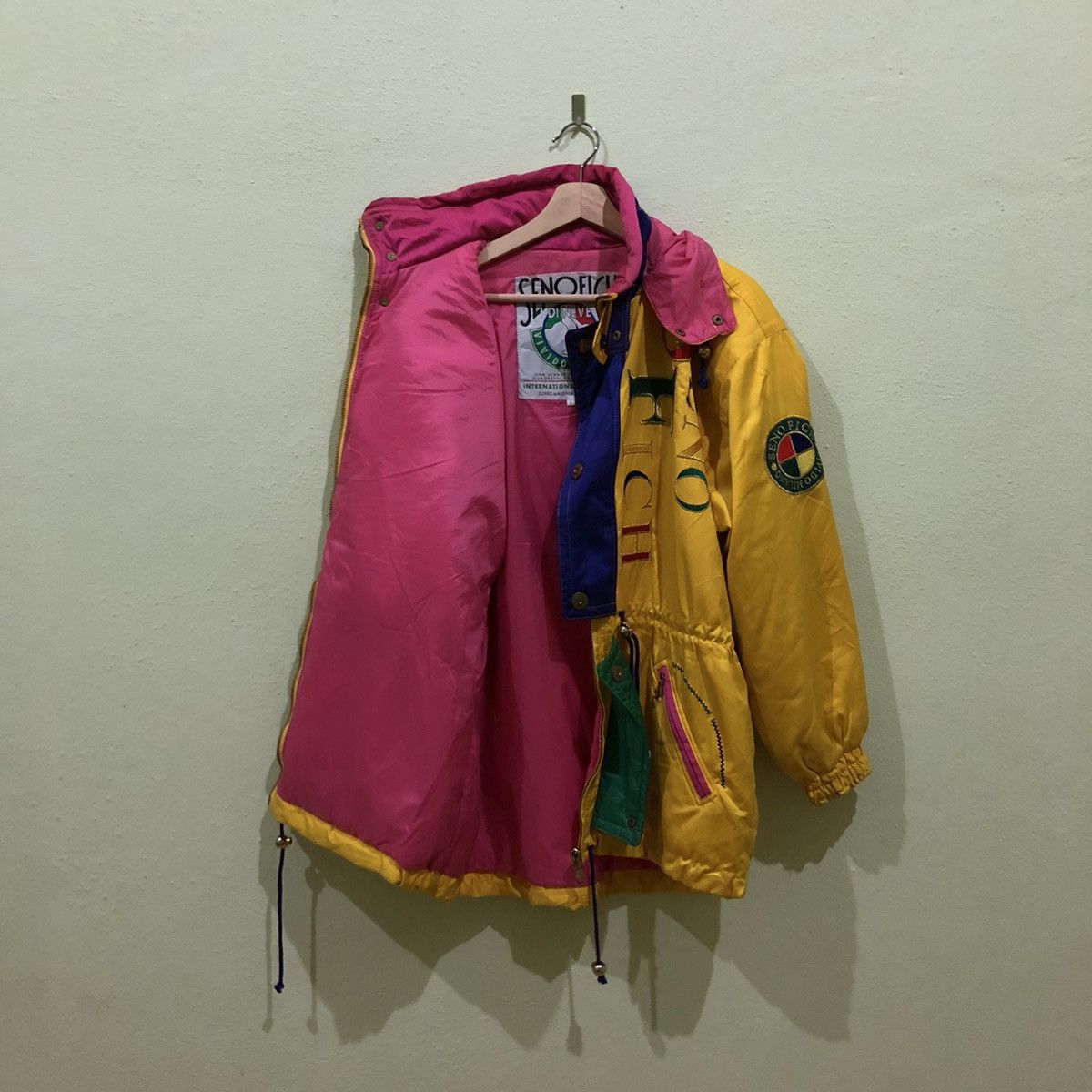 Japanese Brand Seno Fich Vivido Milano Ski Jacket Big Logo Size US L / EU 52-54 / 3 - 18 Thumbnail