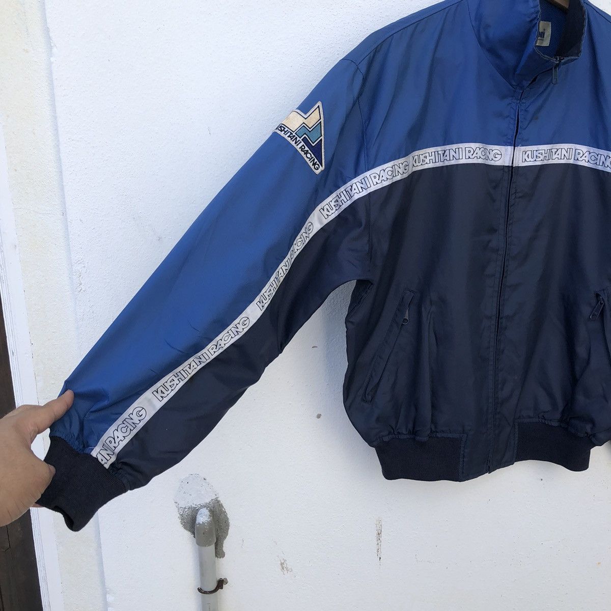 Japanese Brand KUSHITANI STRIPE ZIPPER JACKET SPORTS Size US L / EU 52-54 / 3 - 5 Thumbnail