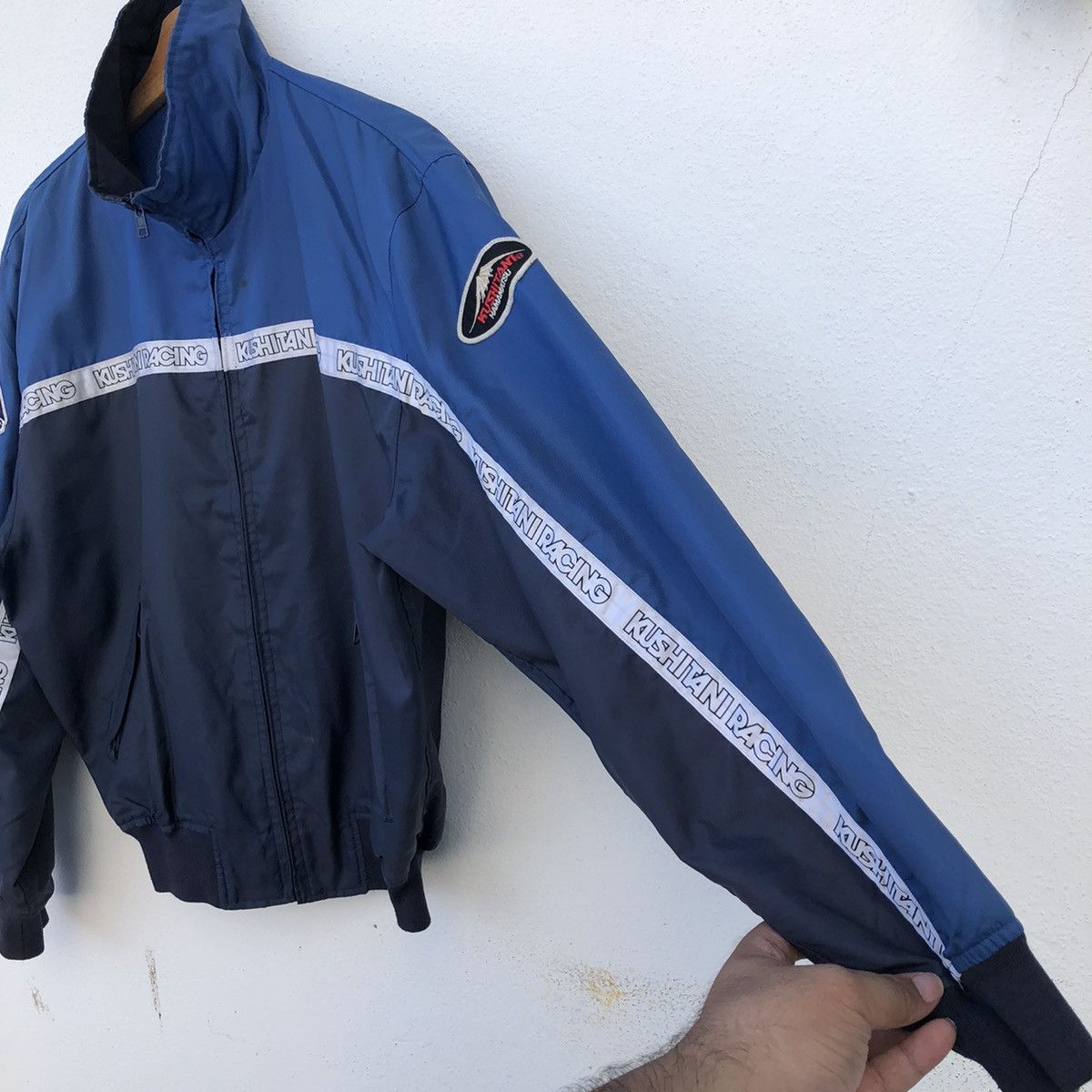 Japanese Brand KUSHITANI STRIPE ZIPPER JACKET SPORTS Size US L / EU 52-54 / 3 - 8 Thumbnail