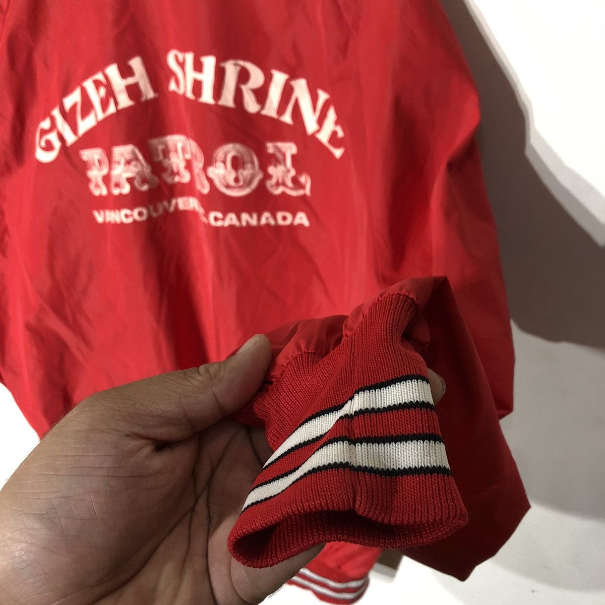 Vintage Gizeh Shrine Patrol Big Logo Bomber Jacket Kanye Style Size US M / EU 48-50 / 2 - 4 Thumbnail