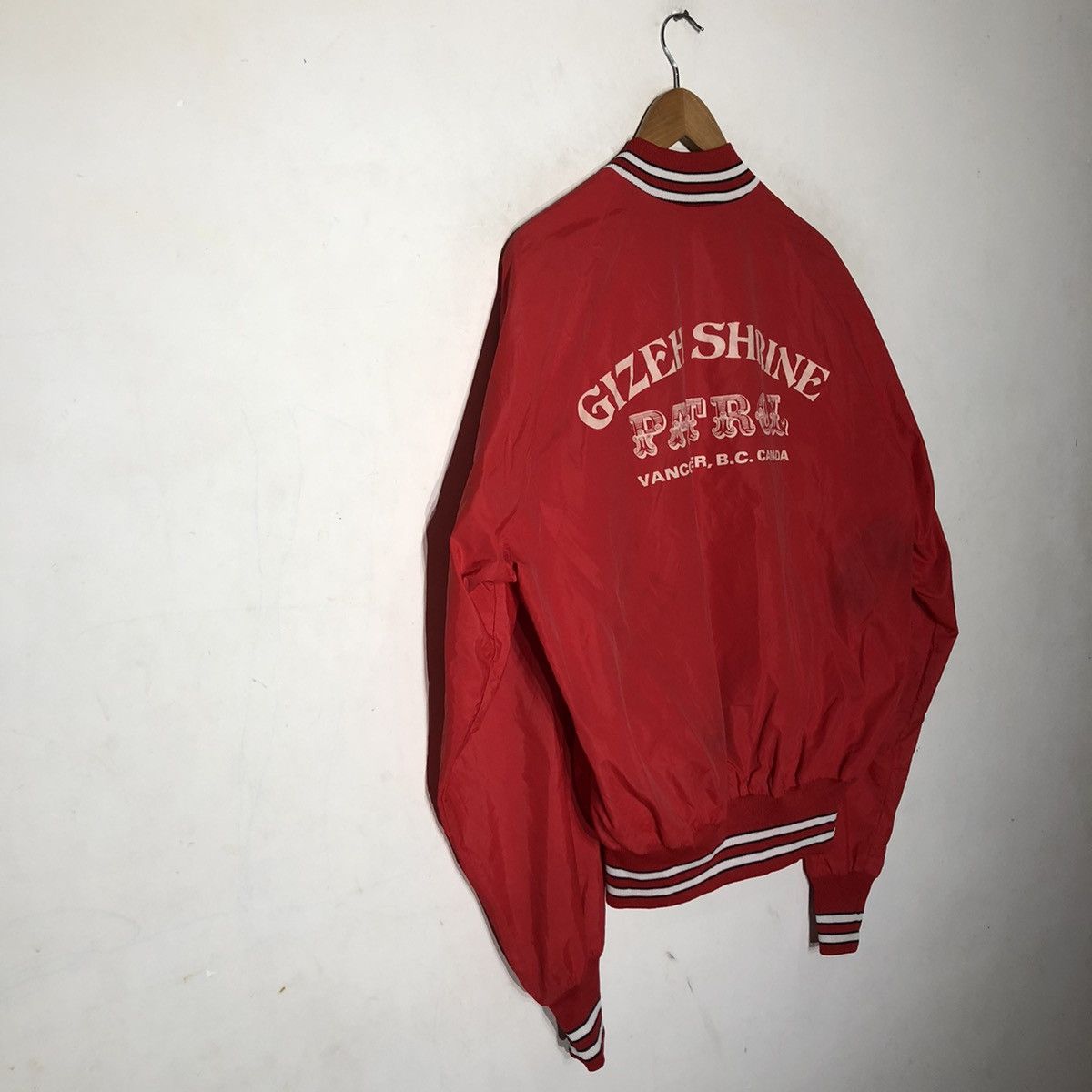 Vintage Gizeh Shrine Patrol Big Logo Bomber Jacket Kanye Style Size US M / EU 48-50 / 2 - 3 Thumbnail