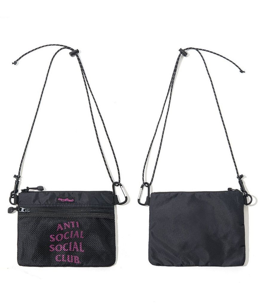 Anti Social Social Club DS FW20 ASSC Pink Logo My Bad Black bag in hand Supreme Size ONE SIZE - 2 Thumbnail