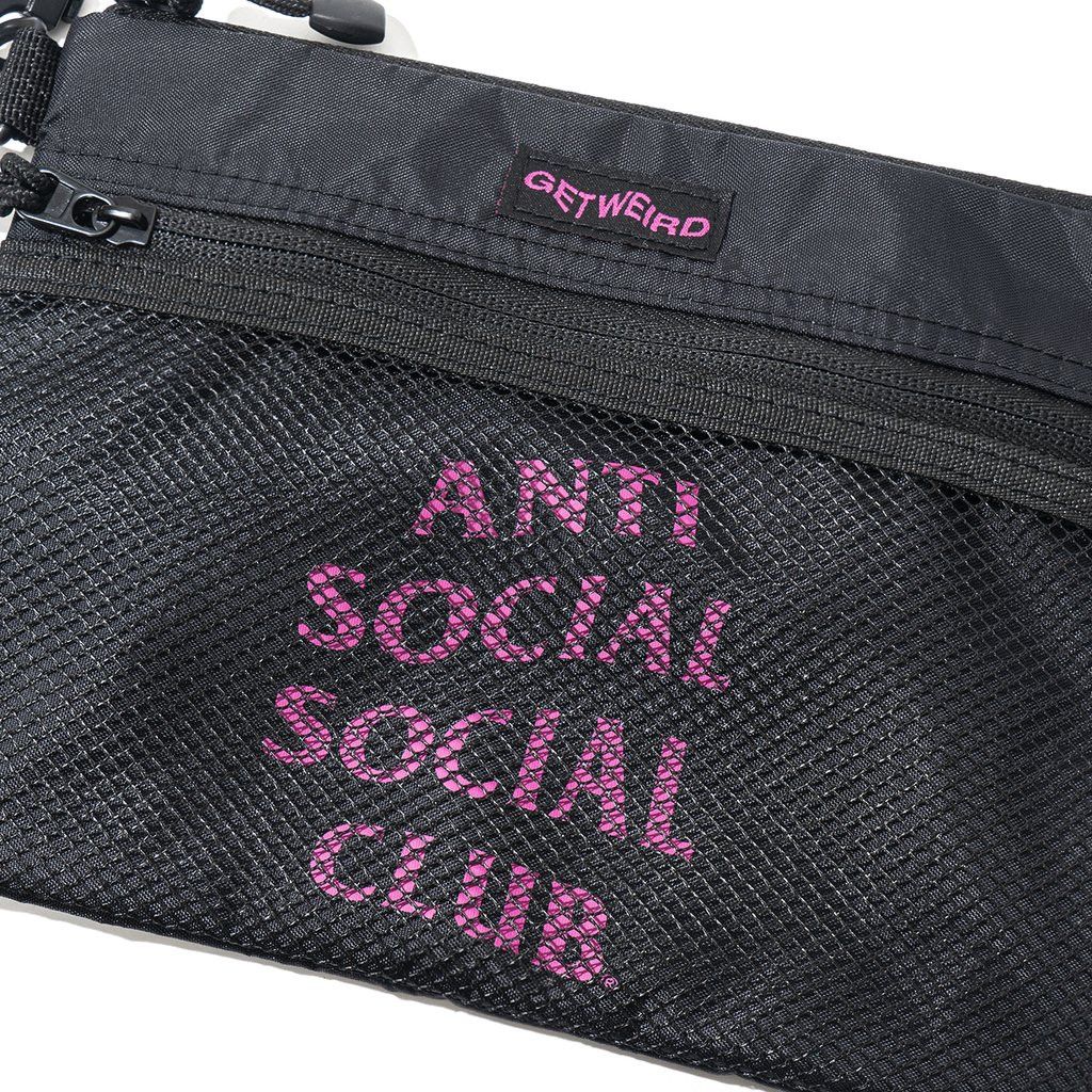Anti Social Social Club DS FW20 ASSC Pink Logo My Bad Black bag in hand Supreme Size ONE SIZE - 4 Thumbnail