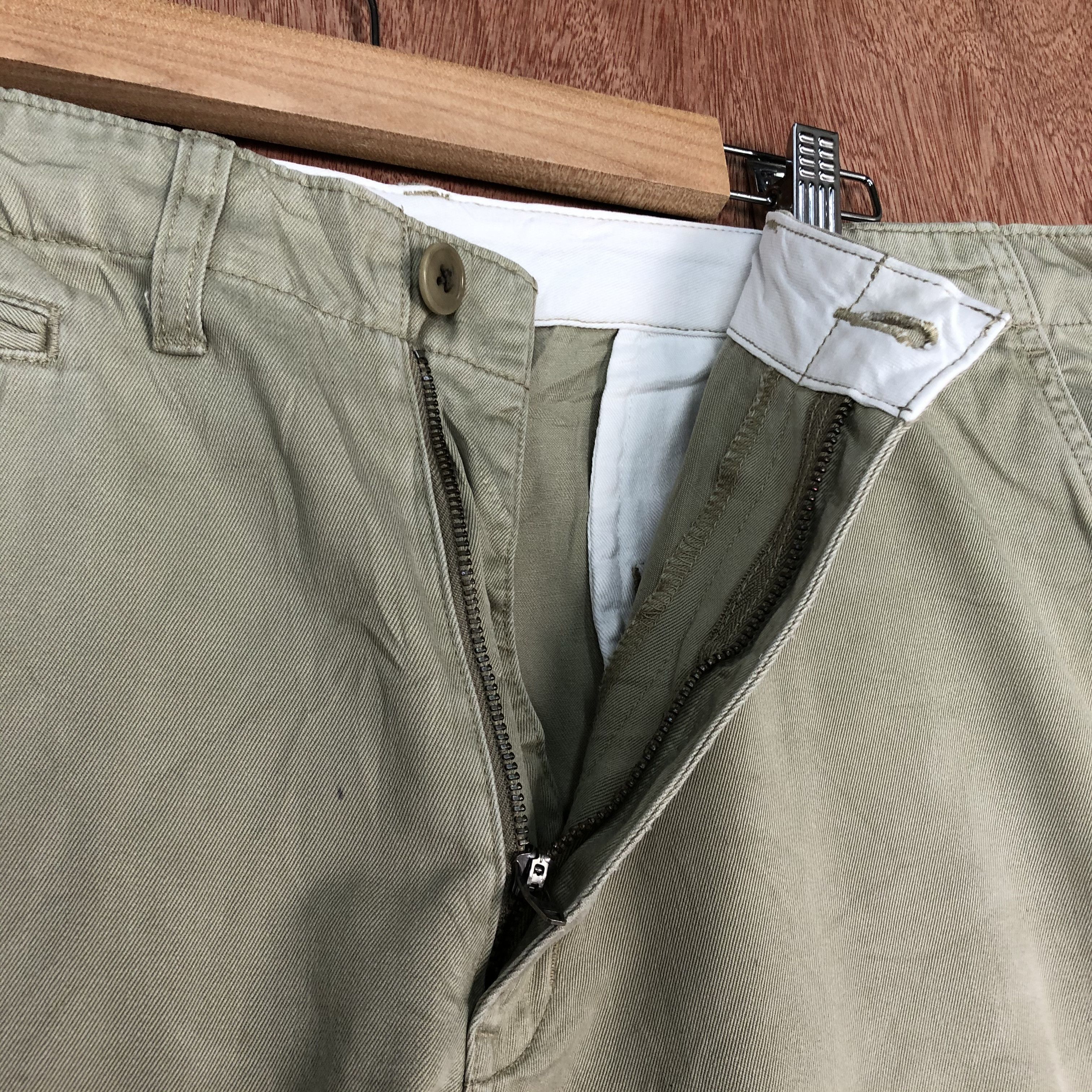 Designer × Japanese Brand × Uniqlo UNIQLO Vintage 90s Rare Patchwork Casual Trouser Slack Pant Size US 34 / EU 50 - 8 Thumbnail