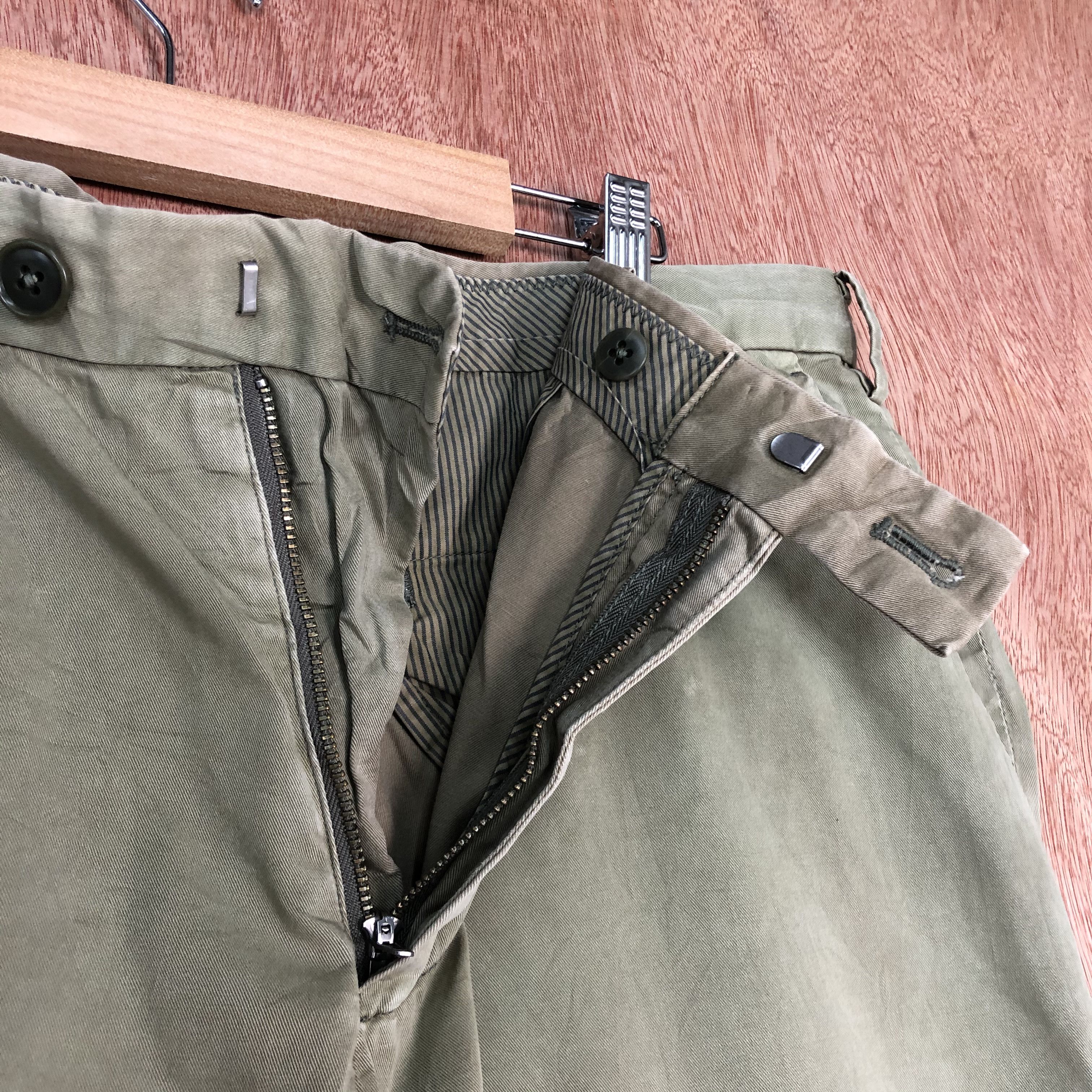 Japanese Brand × Uniqlo UNIQLO Vintage 90s Faded Design Casual Trouser Slack Pant Size US 33 - 3 Thumbnail