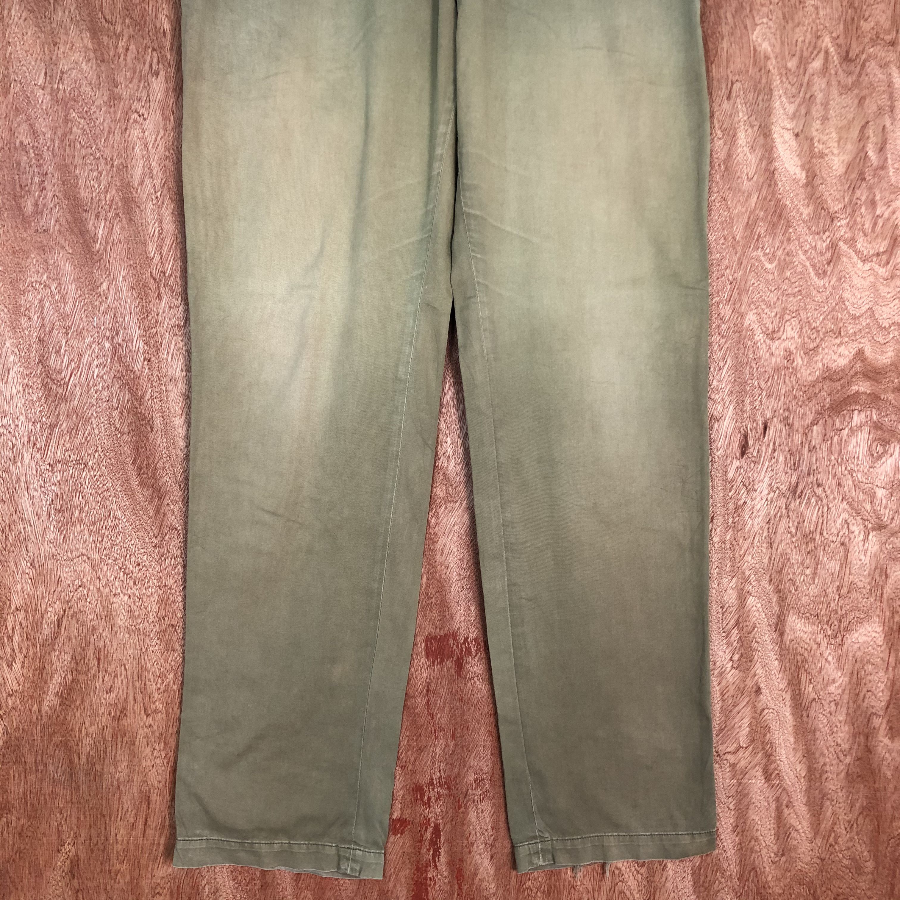 Japanese Brand × Uniqlo UNIQLO Vintage 90s Faded Design Casual Trouser Slack Pant Size US 33 - 2 Thumbnail