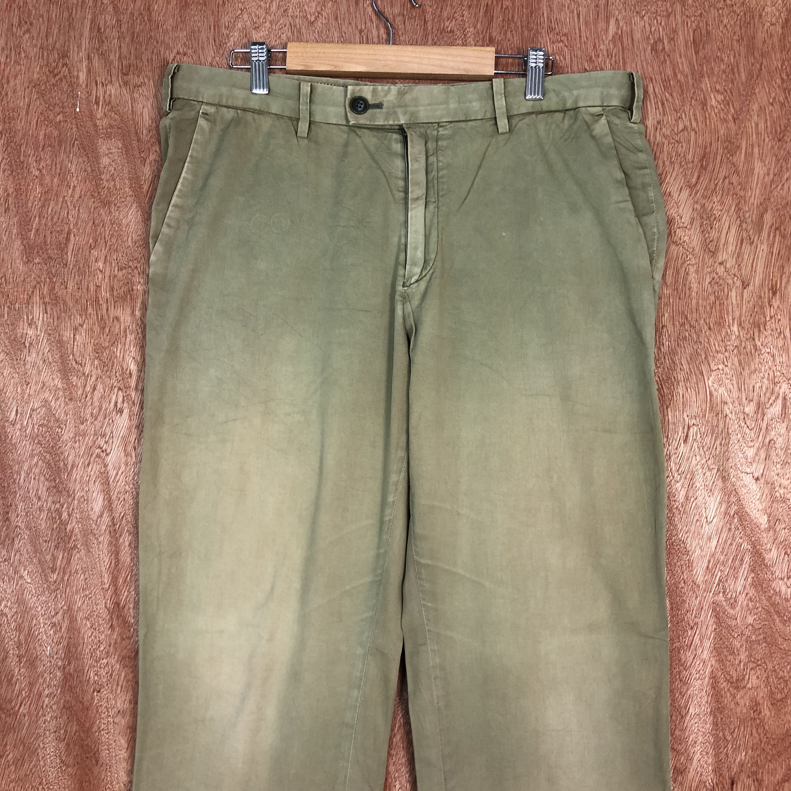 Japanese Brand × Uniqlo UNIQLO Vintage 90s Faded Design Casual Trouser Slack Pant Size US 33 - 8 Thumbnail