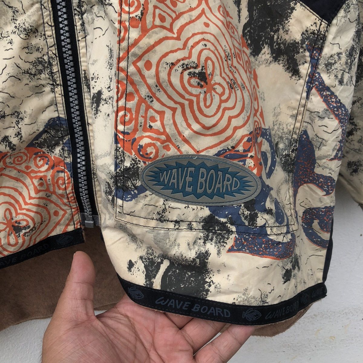 Japanese Brand Wave Boards EXTRA Unlimited Fun Jacket Inspired by Kapital Size US M / EU 48-50 / 2 - 6 Thumbnail