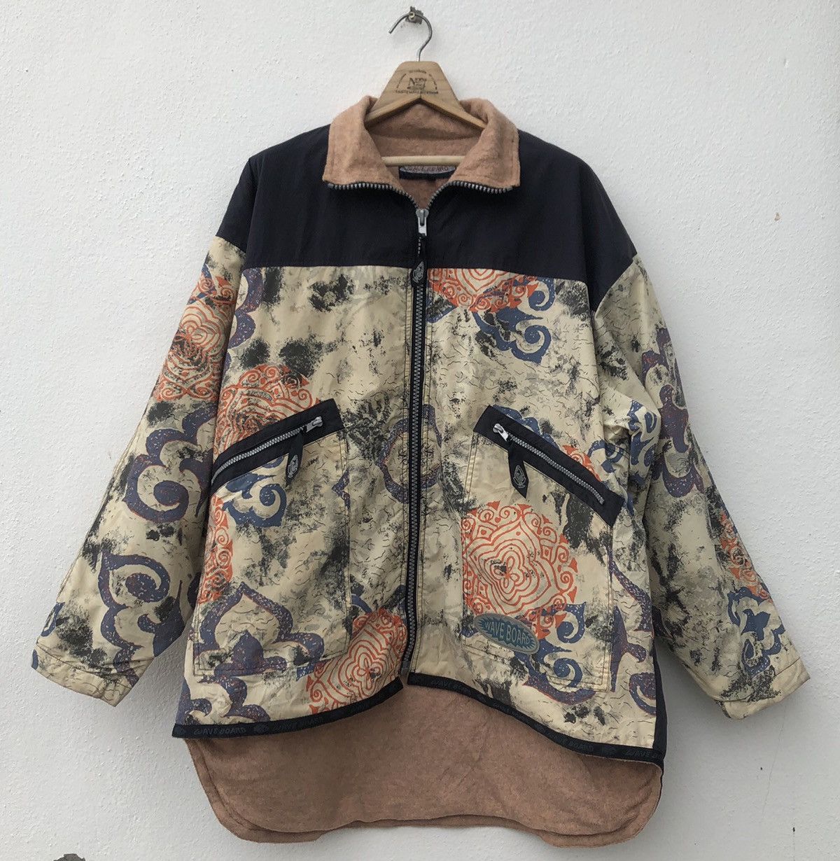 Japanese Brand Wave Boards EXTRA Unlimited Fun Jacket Inspired by Kapital Size US M / EU 48-50 / 2 - 2 Thumbnail