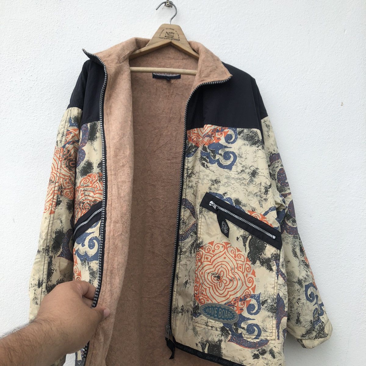Japanese Brand Wave Boards EXTRA Unlimited Fun Jacket Inspired by Kapital Size US M / EU 48-50 / 2 - 14 Thumbnail