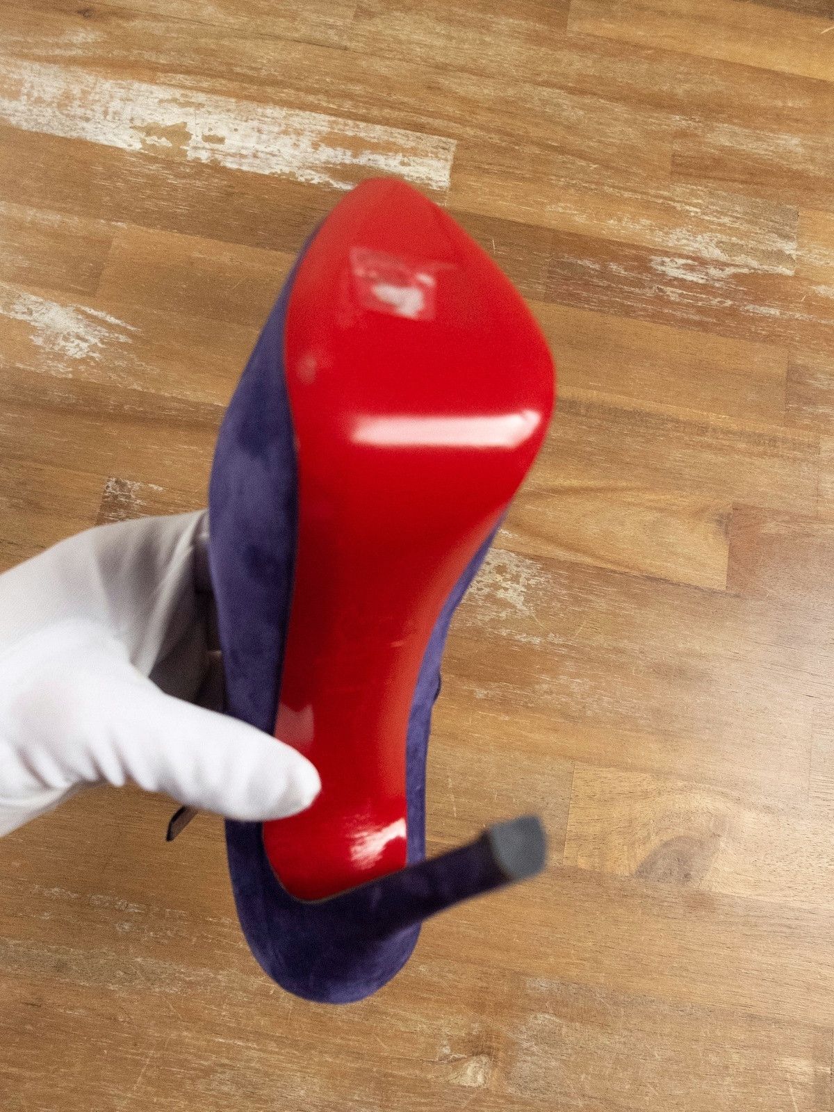 Christian Louboutin CHRISTIAN LOUBOUTIN Lady Daf iris blue purple suede pumps Size US 6 / IT 36 - 6 Thumbnail