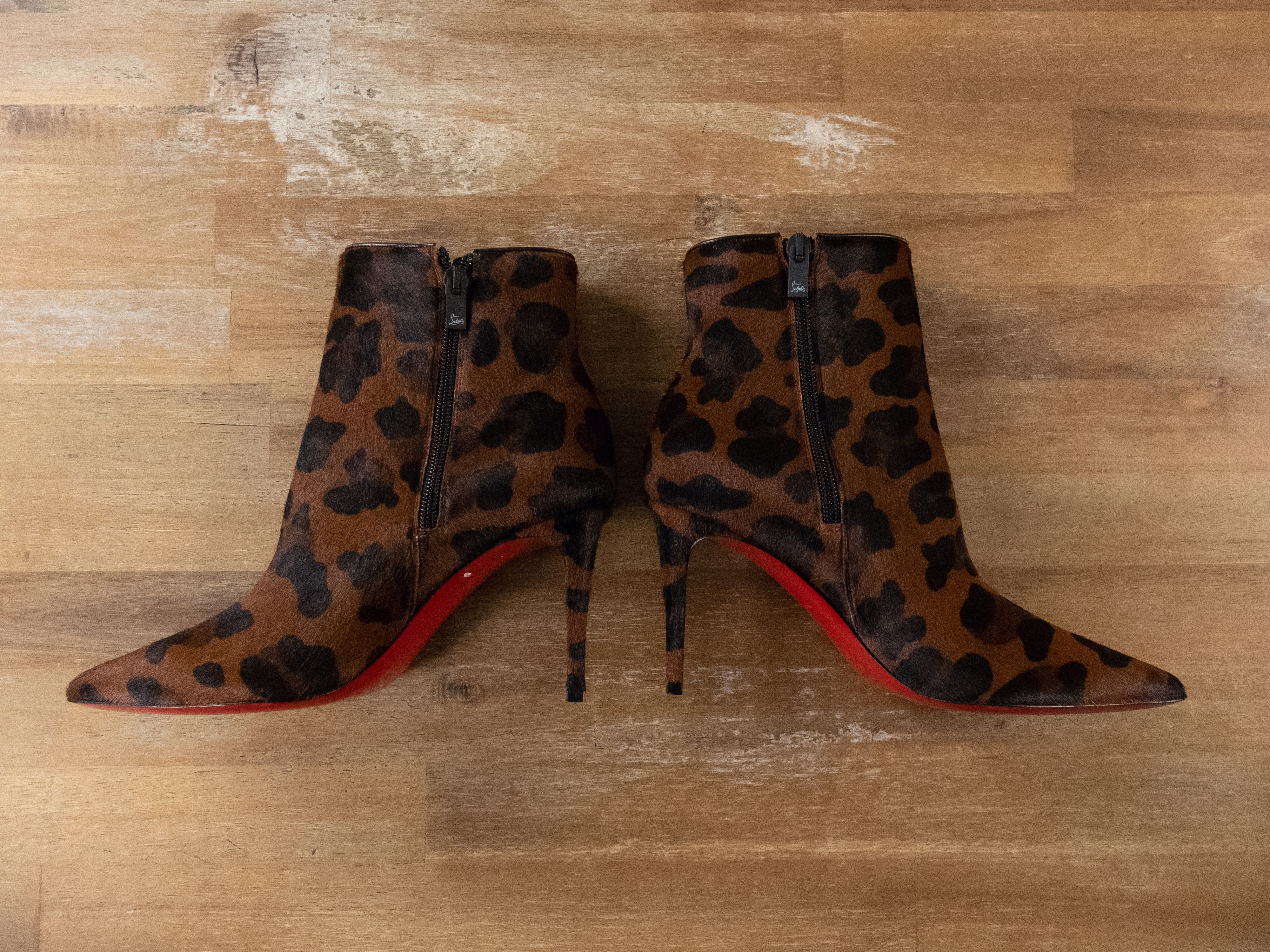 Christian Louboutin CHRISTIAN LOUBOUTIN So Kate Booty pony hair leopard boots 36 Size US 6 / IT 36 - 5 Thumbnail