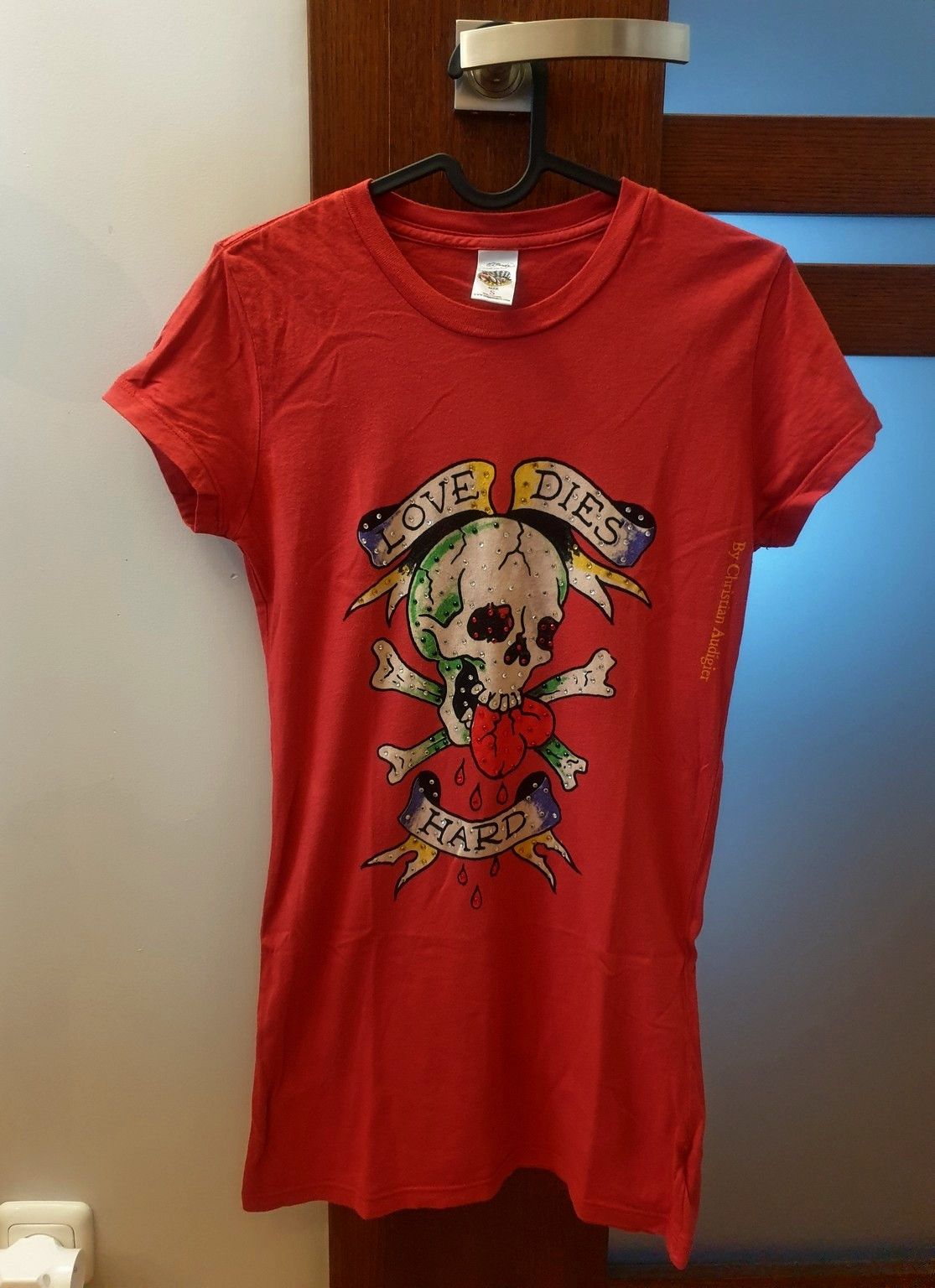 Ed Hardy Ed Hardy Glitter Logo Spellout Skull Mini Dress S Size S / US 4 / IT 40 - 1 Thumbnail