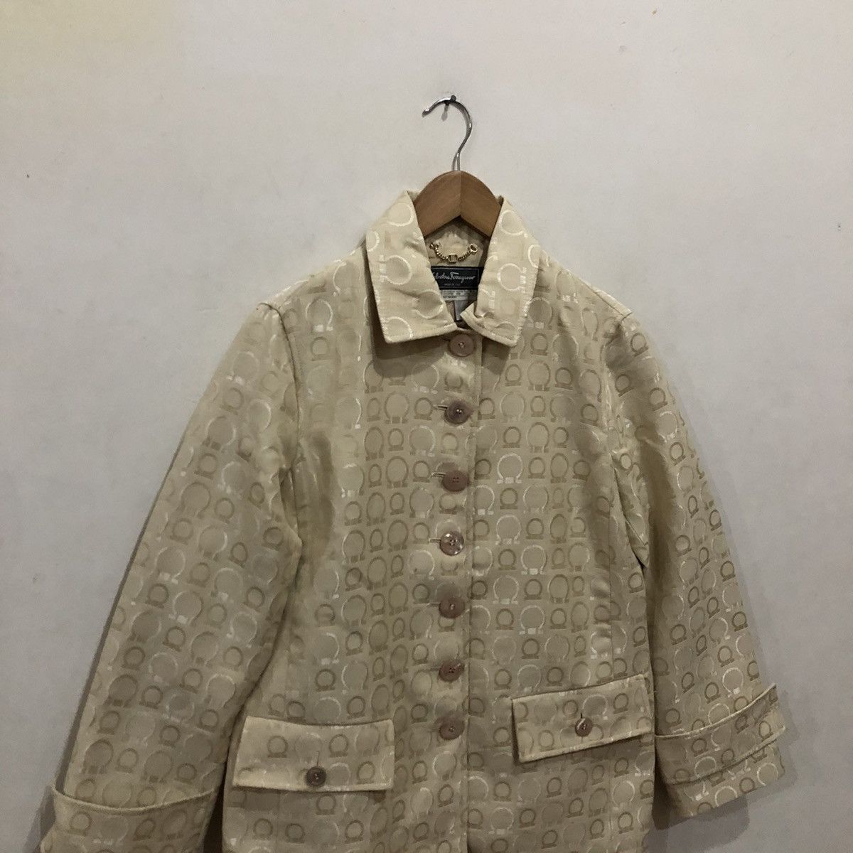Salvatore Ferragamo LAST DROP BEFORE GONE‼️Salvatore Ferragamo Monogram Jacket Size US M / EU 48-50 / 2 - 5 Thumbnail