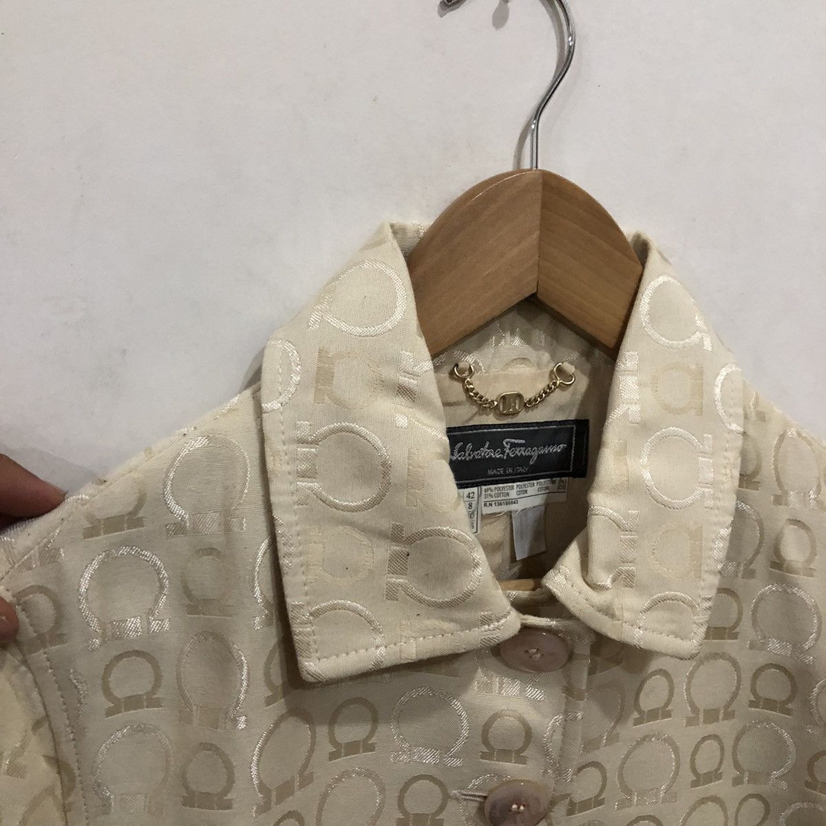 Salvatore Ferragamo LAST DROP BEFORE GONE‼️Salvatore Ferragamo Monogram Jacket Size US M / EU 48-50 / 2 - 9 Thumbnail