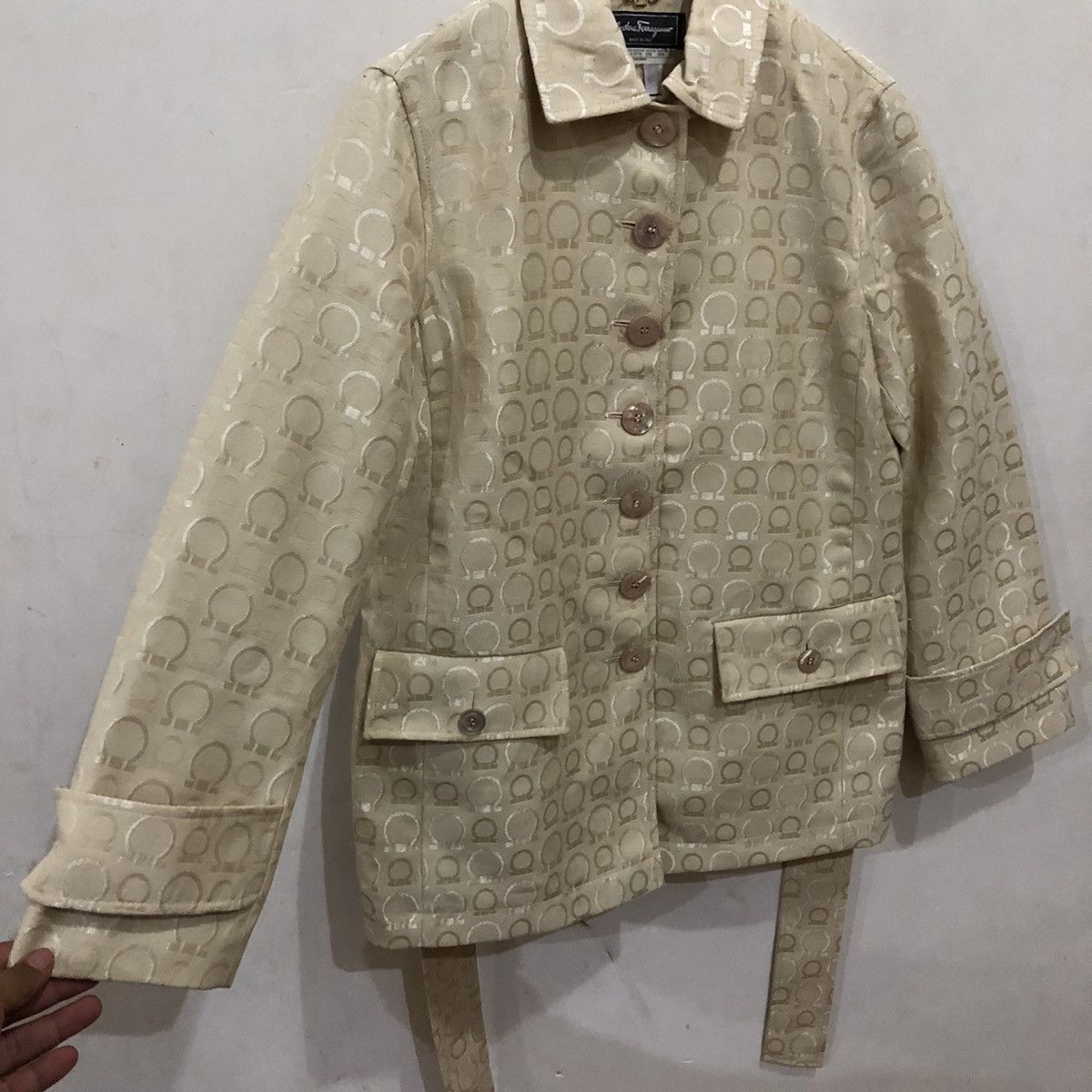 Salvatore Ferragamo LAST DROP BEFORE GONE‼️Salvatore Ferragamo Monogram Jacket Size US M / EU 48-50 / 2 - 8 Thumbnail