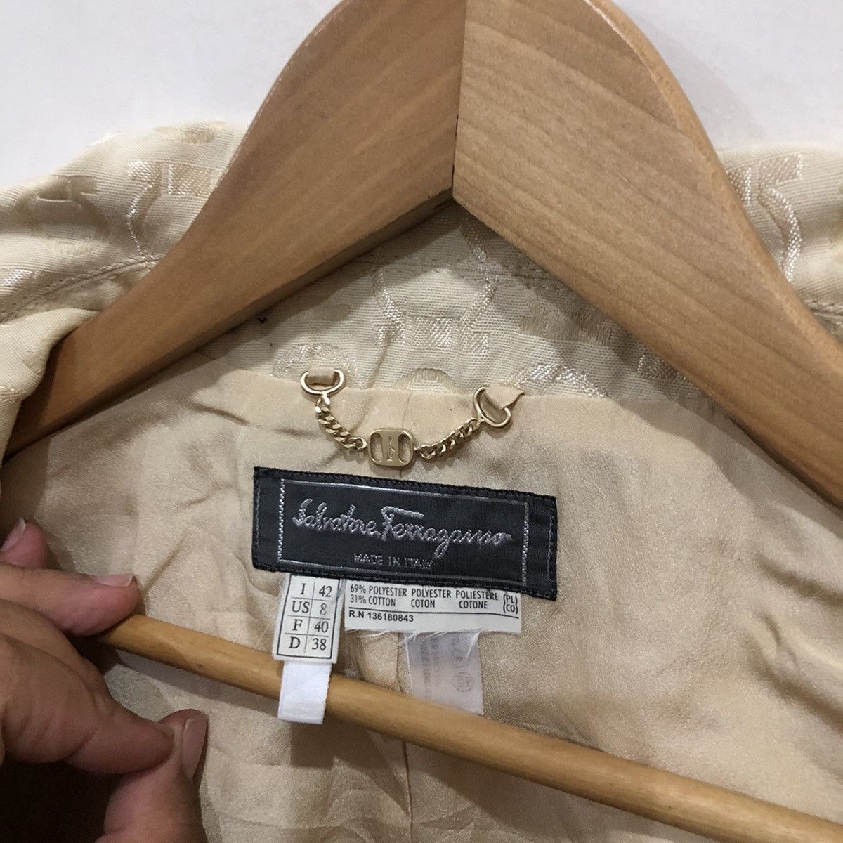 Salvatore Ferragamo LAST DROP BEFORE GONE‼️Salvatore Ferragamo Monogram Jacket Size US M / EU 48-50 / 2 - 18 Thumbnail