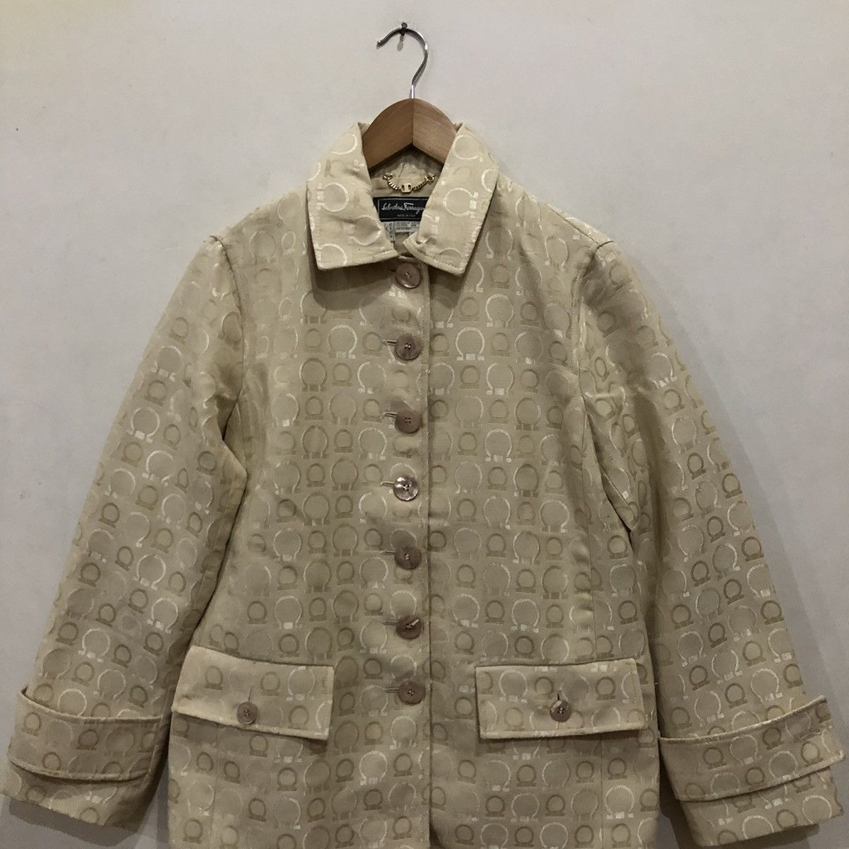 Salvatore Ferragamo LAST DROP BEFORE GONE‼️Salvatore Ferragamo Monogram Jacket Size US M / EU 48-50 / 2 - 6 Thumbnail