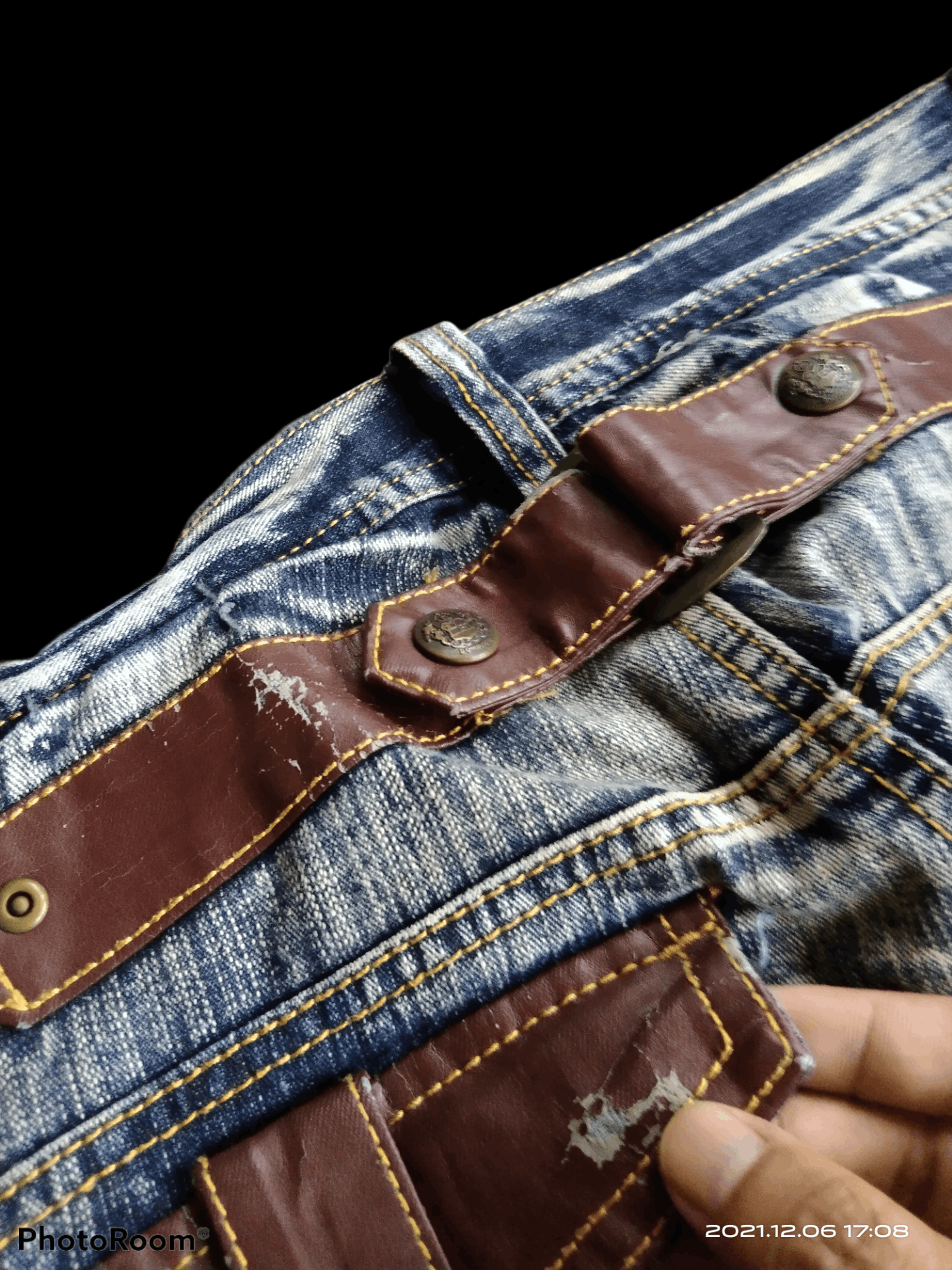 Japanese Brand SUPER SICK🔥DiSTRESSED JAPANESE BRAND CLONE Size US 32 / EU 48 - 5 Thumbnail
