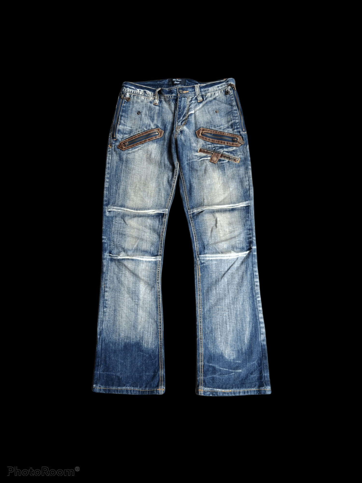 Japanese Brand SUPER SICK🔥DiSTRESSED JAPANESE BRAND CLONE Size US 32 / EU 48 - 1 Thumbnail