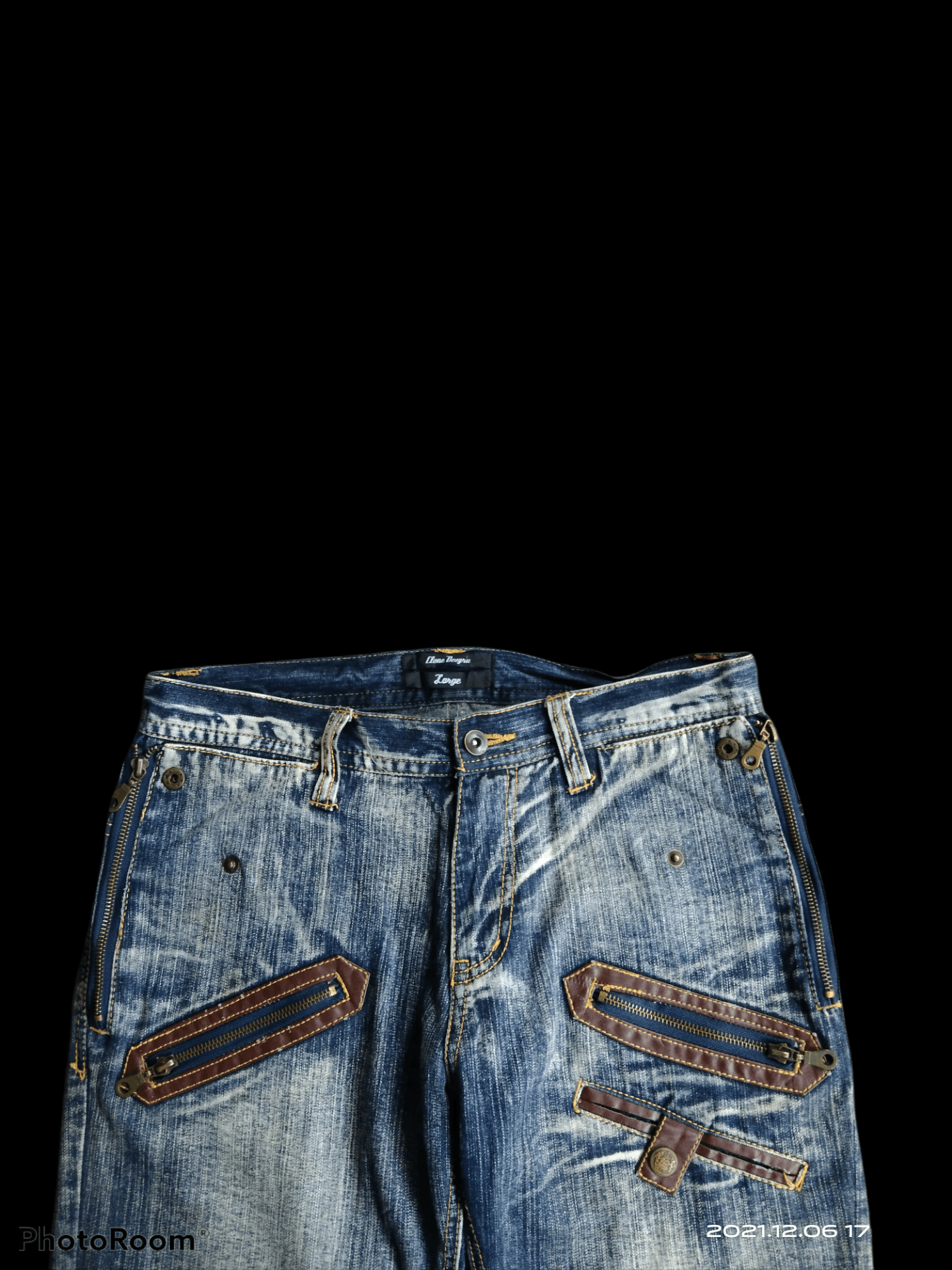 Japanese Brand SUPER SICK🔥DiSTRESSED JAPANESE BRAND CLONE Size US 32 / EU 48 - 3 Thumbnail