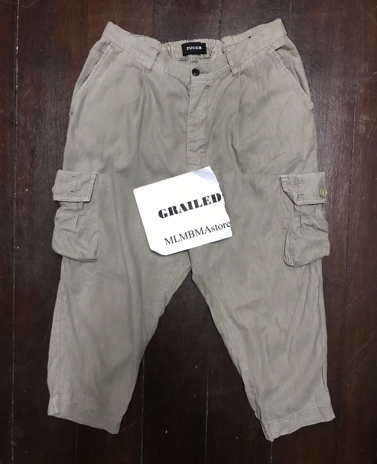 CABANE de ZUCCa × Issey Miyake Zucca side cargo pocket relaxed pants waist 30-32 Size US 32 / EU 48 - 1 Thumbnail