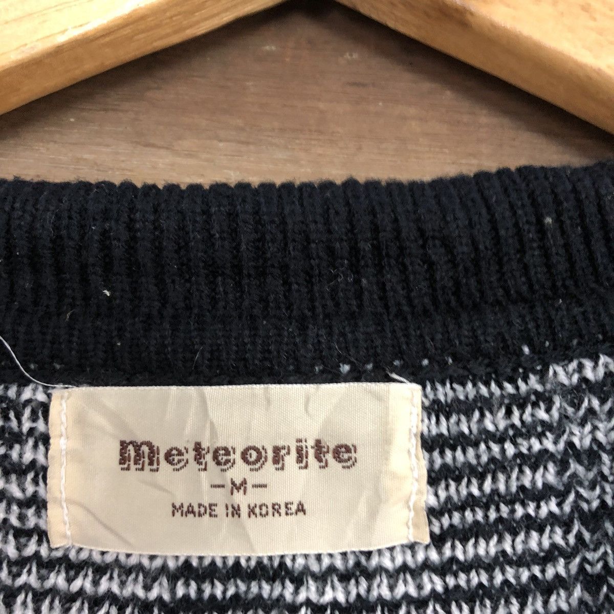 Homespun Knitwear Meteorite tiger stripe vintage Grey Knitwear #5525 Size US M / EU 48-50 / 2 - 11 Thumbnail