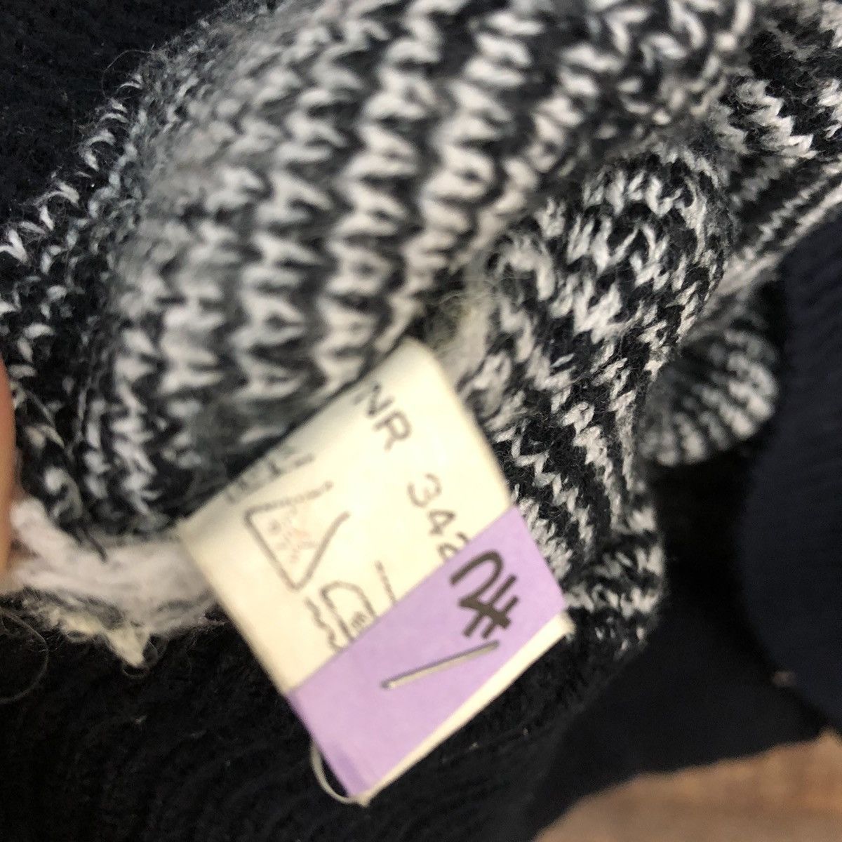 Homespun Knitwear Meteorite tiger stripe vintage Grey Knitwear #5525 Size US M / EU 48-50 / 2 - 13 Thumbnail