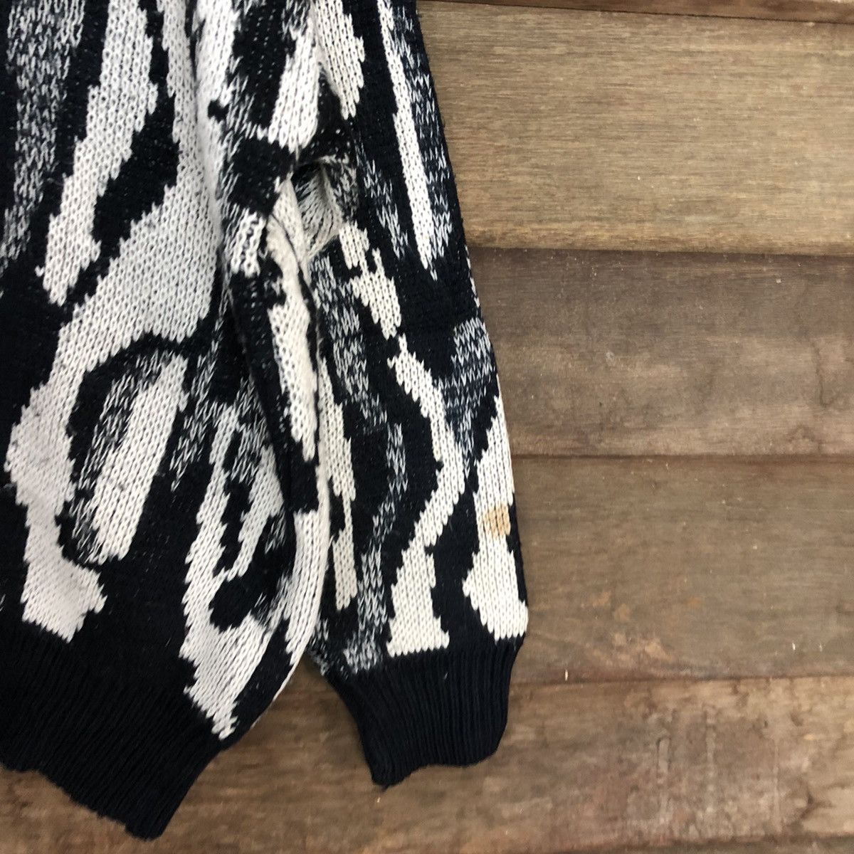 Homespun Knitwear Meteorite tiger stripe vintage Grey Knitwear #5525 Size US M / EU 48-50 / 2 - 4 Thumbnail