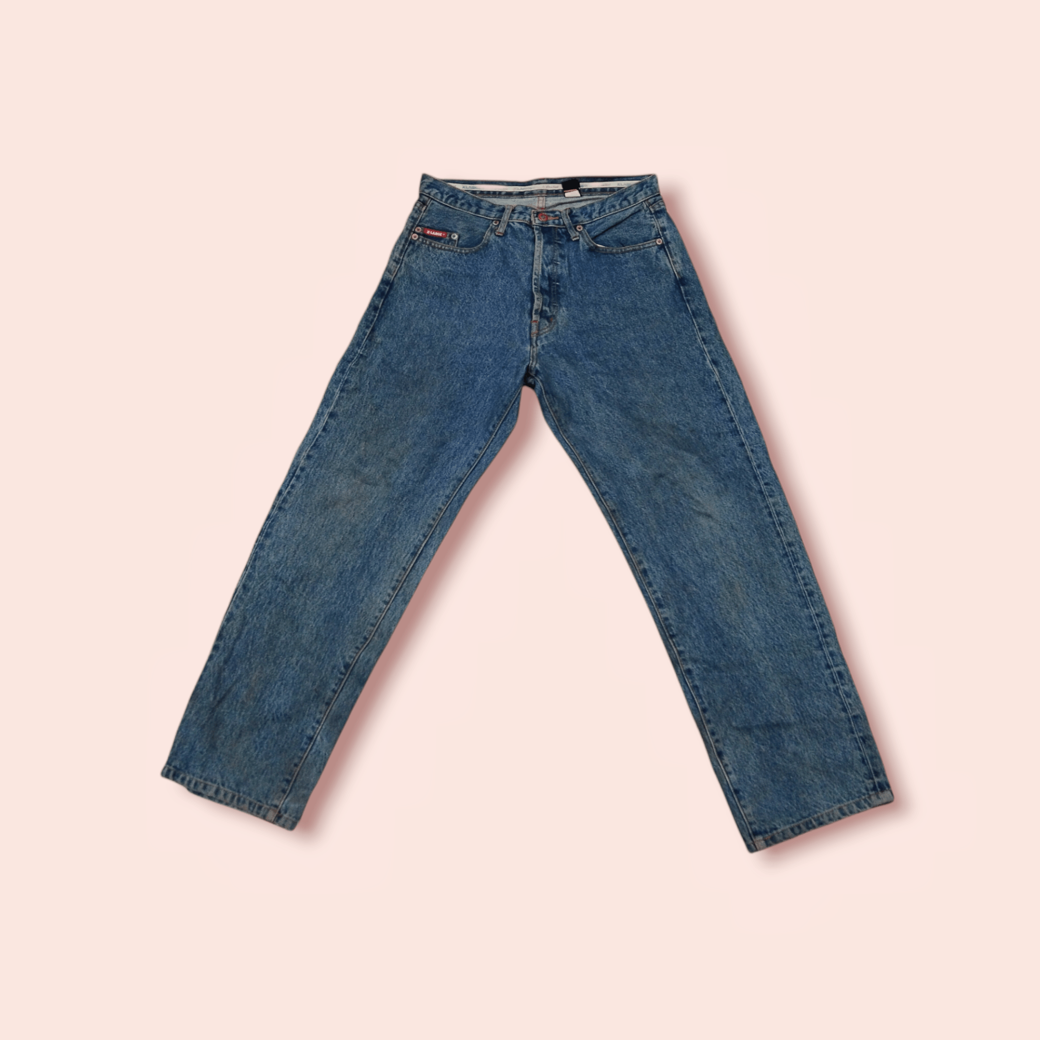 Vintage × Xlarge VINTAGE X-LARGE BUTTON FLY BAGGY JEANS Size US 31 - 1 Thumbnail