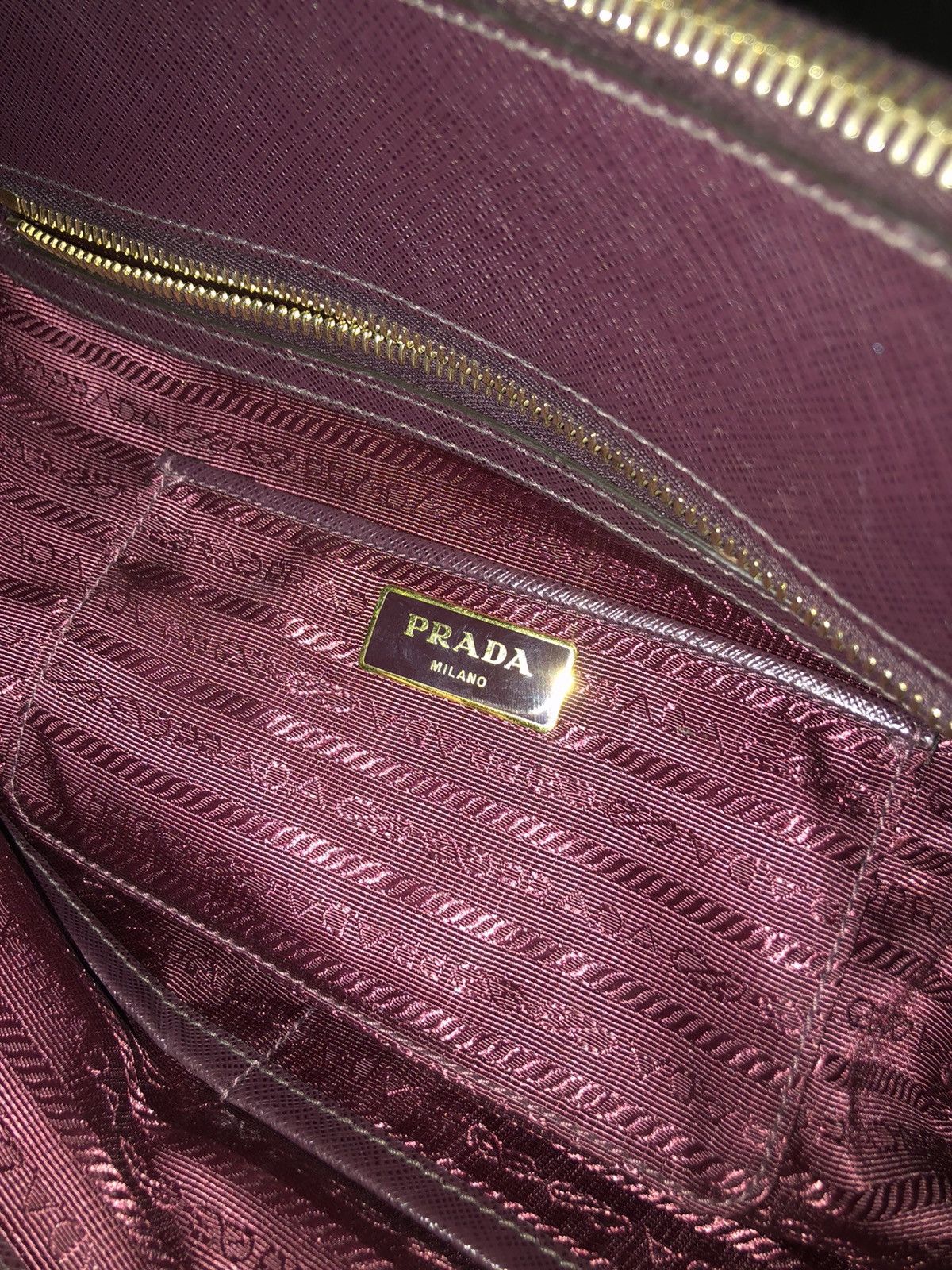 Prada Prada Milano Galleria Leather Handbag Size ONE SIZE - 16 Thumbnail