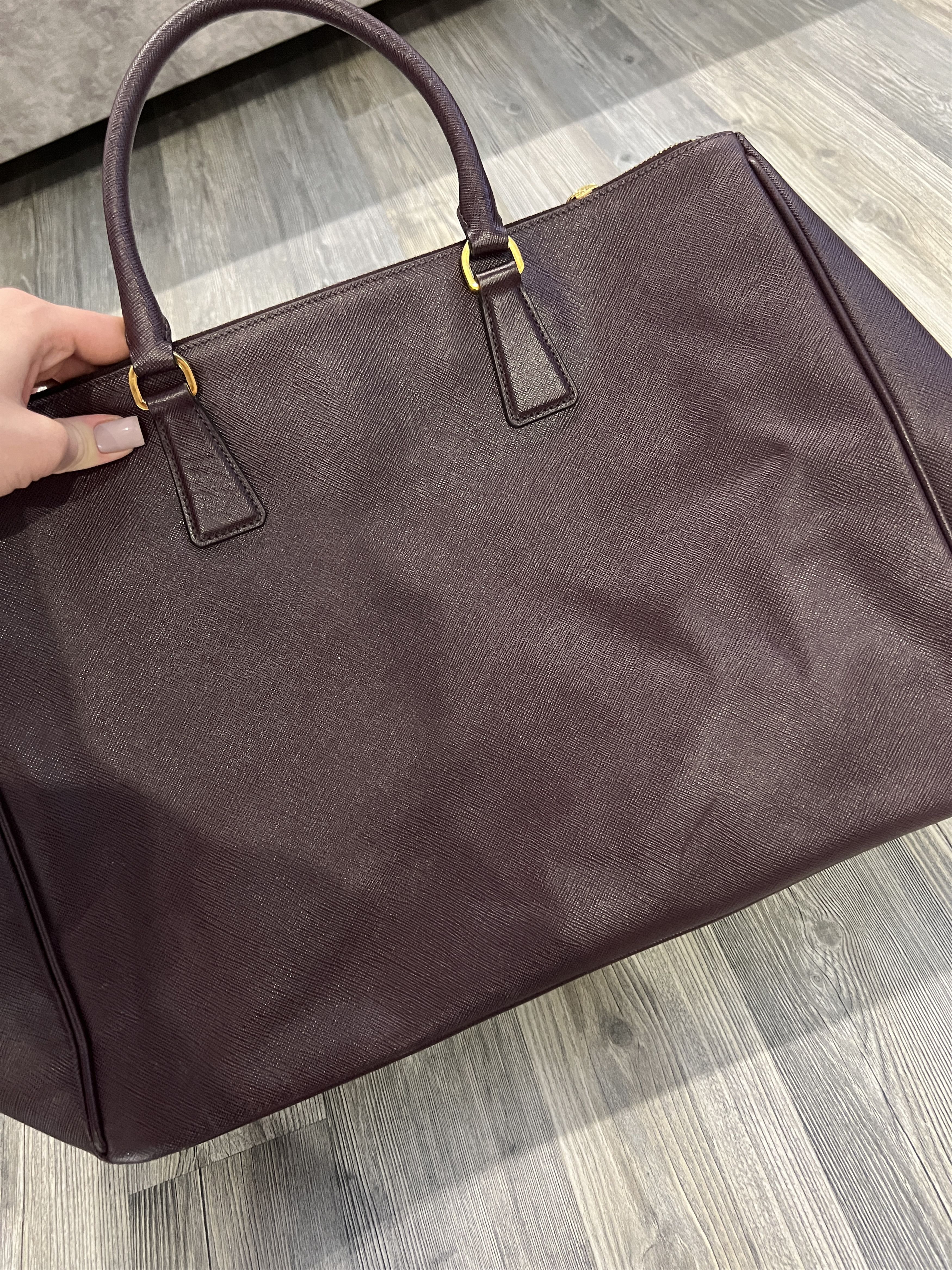 Prada Prada Milano Galleria Leather Handbag Size ONE SIZE - 12 Thumbnail