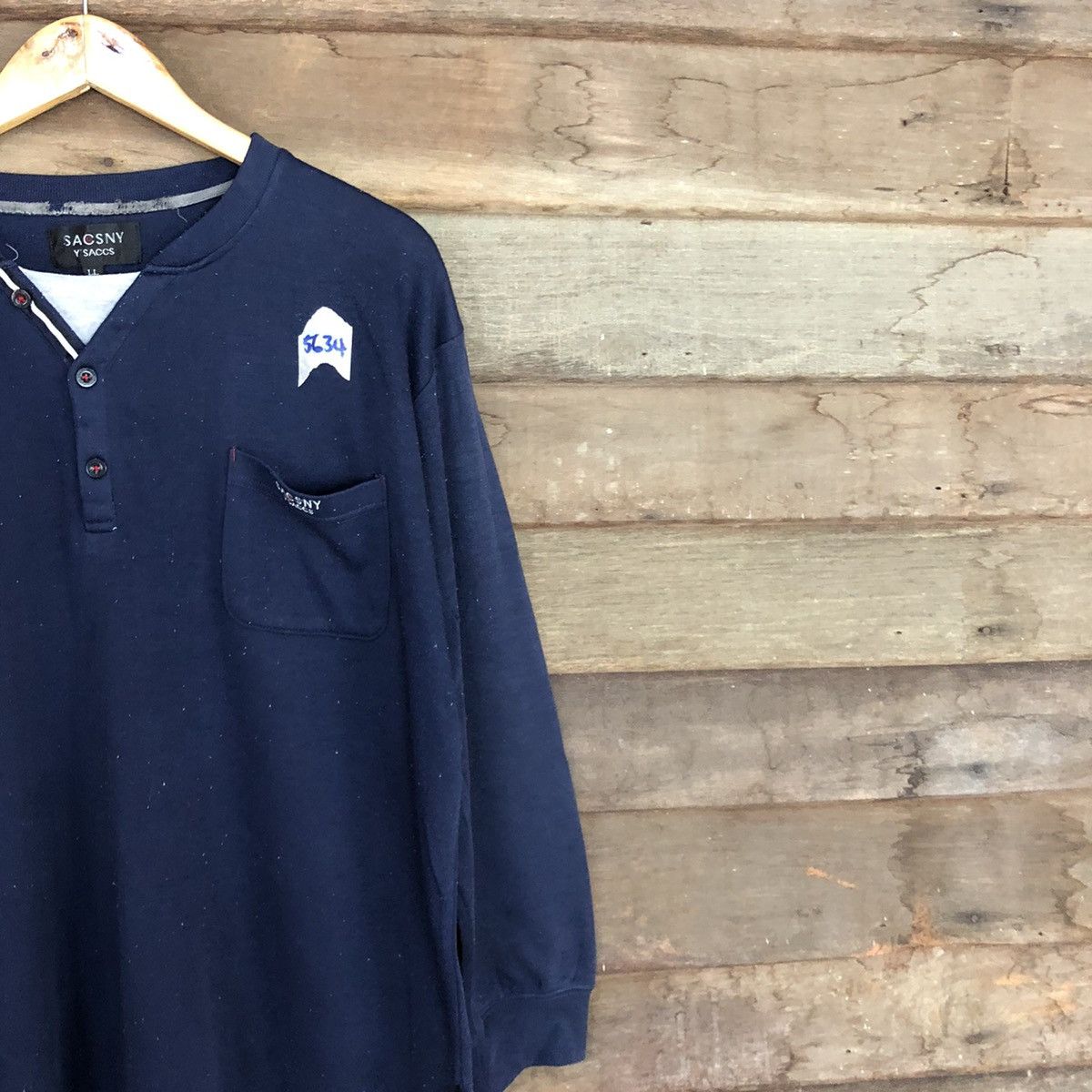 Y's for Men Sacsny Y’saccs Dark Blue Sweatshirt #5634 Size US XL / EU 56 / 4 - 5 Thumbnail
