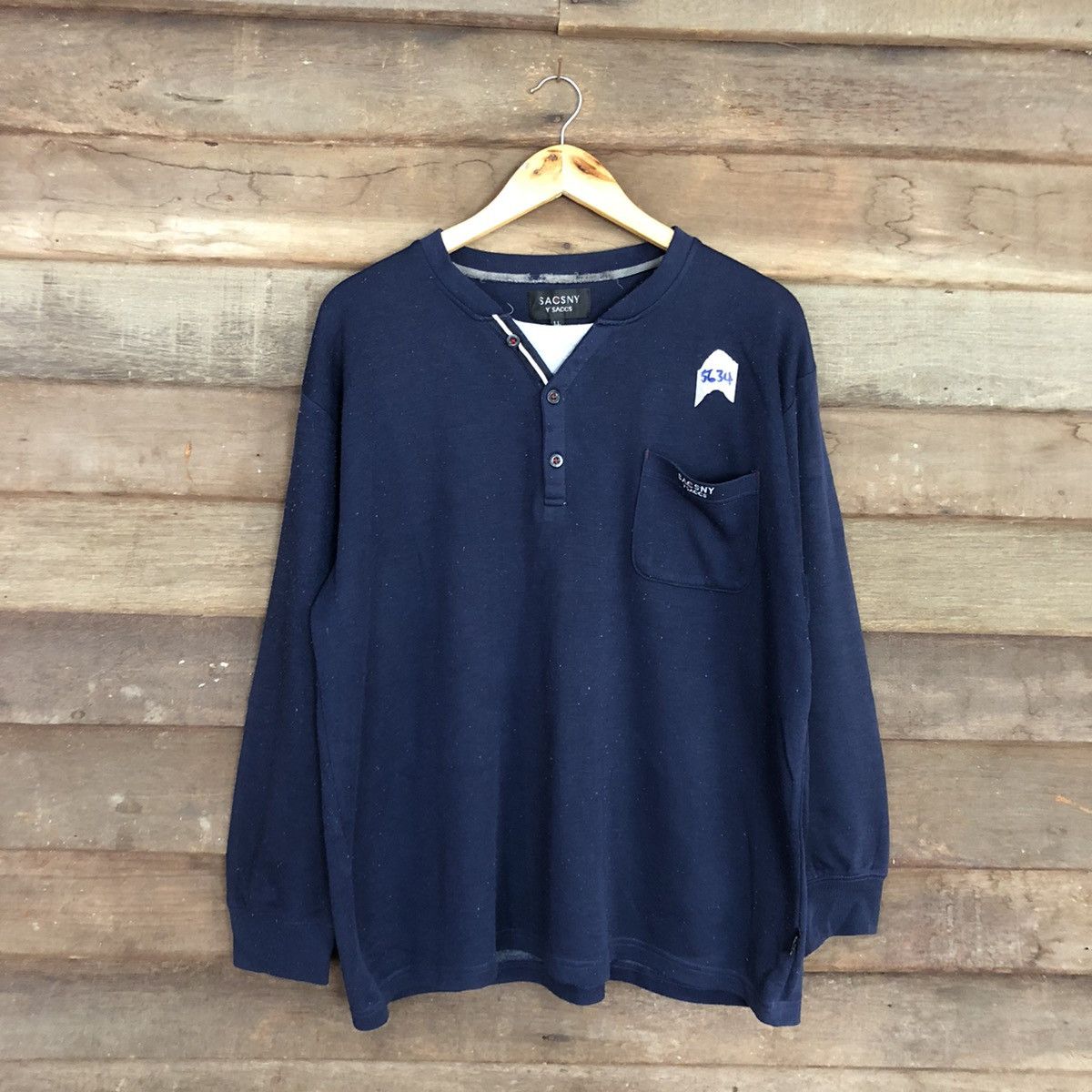 Y's for Men Sacsny Y’saccs Dark Blue Sweatshirt #5634 Size US XL / EU 56 / 4 - 3 Thumbnail