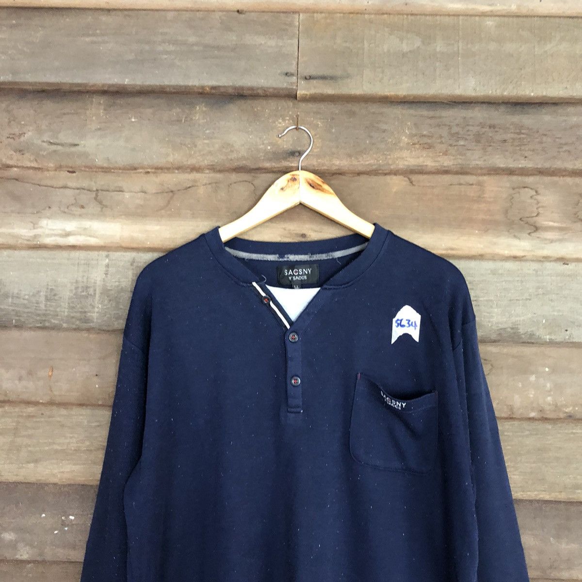 Y's for Men Sacsny Y’saccs Dark Blue Sweatshirt #5634 Size US XL / EU 56 / 4 - 9 Thumbnail
