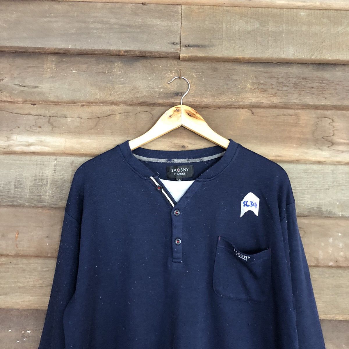 Y's for Men Sacsny Y’saccs Dark Blue Sweatshirt #5634 Size US XL / EU 56 / 4 - 2 Thumbnail