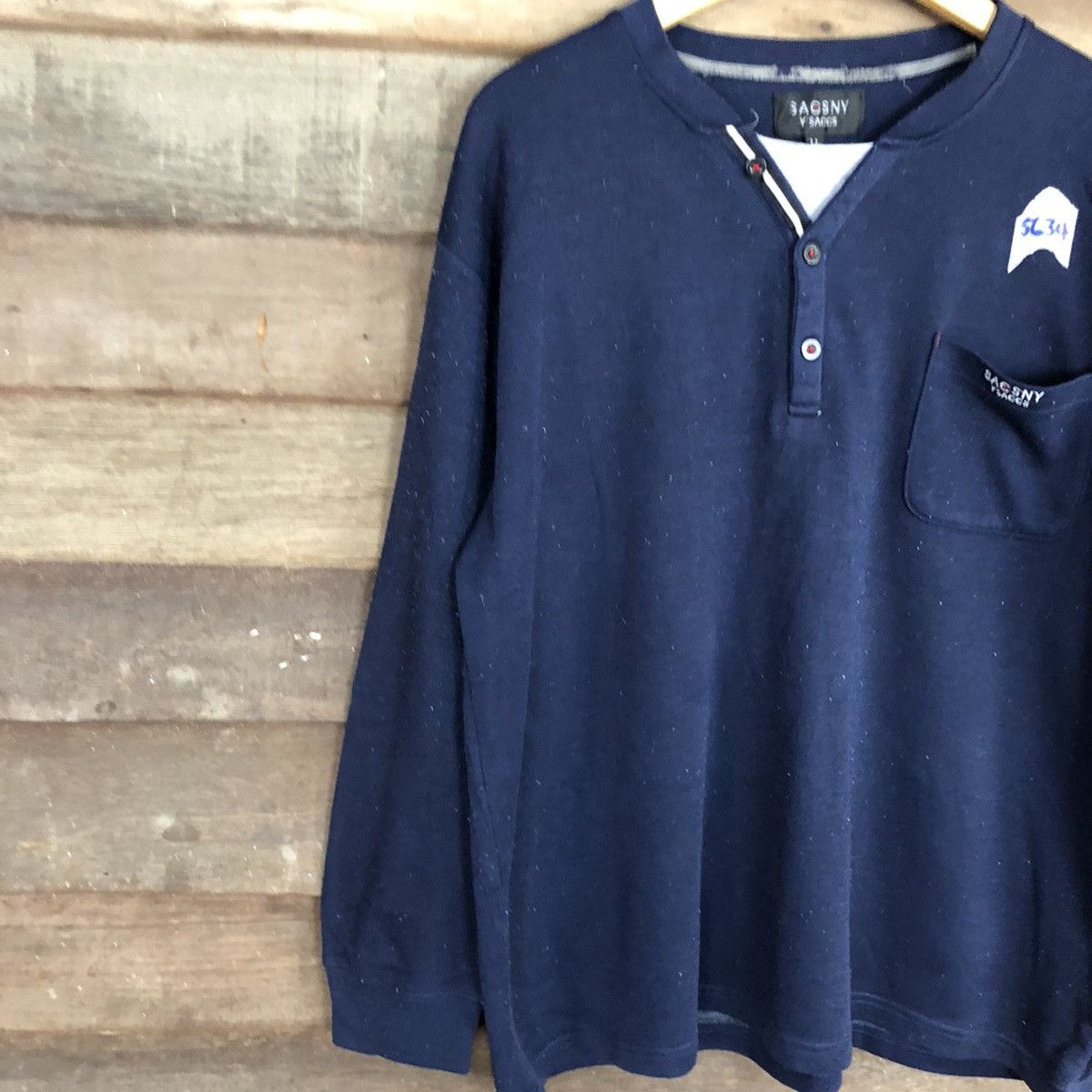 Y's for Men Sacsny Y’saccs Dark Blue Sweatshirt #5634 Size US XL / EU 56 / 4 - 7 Thumbnail