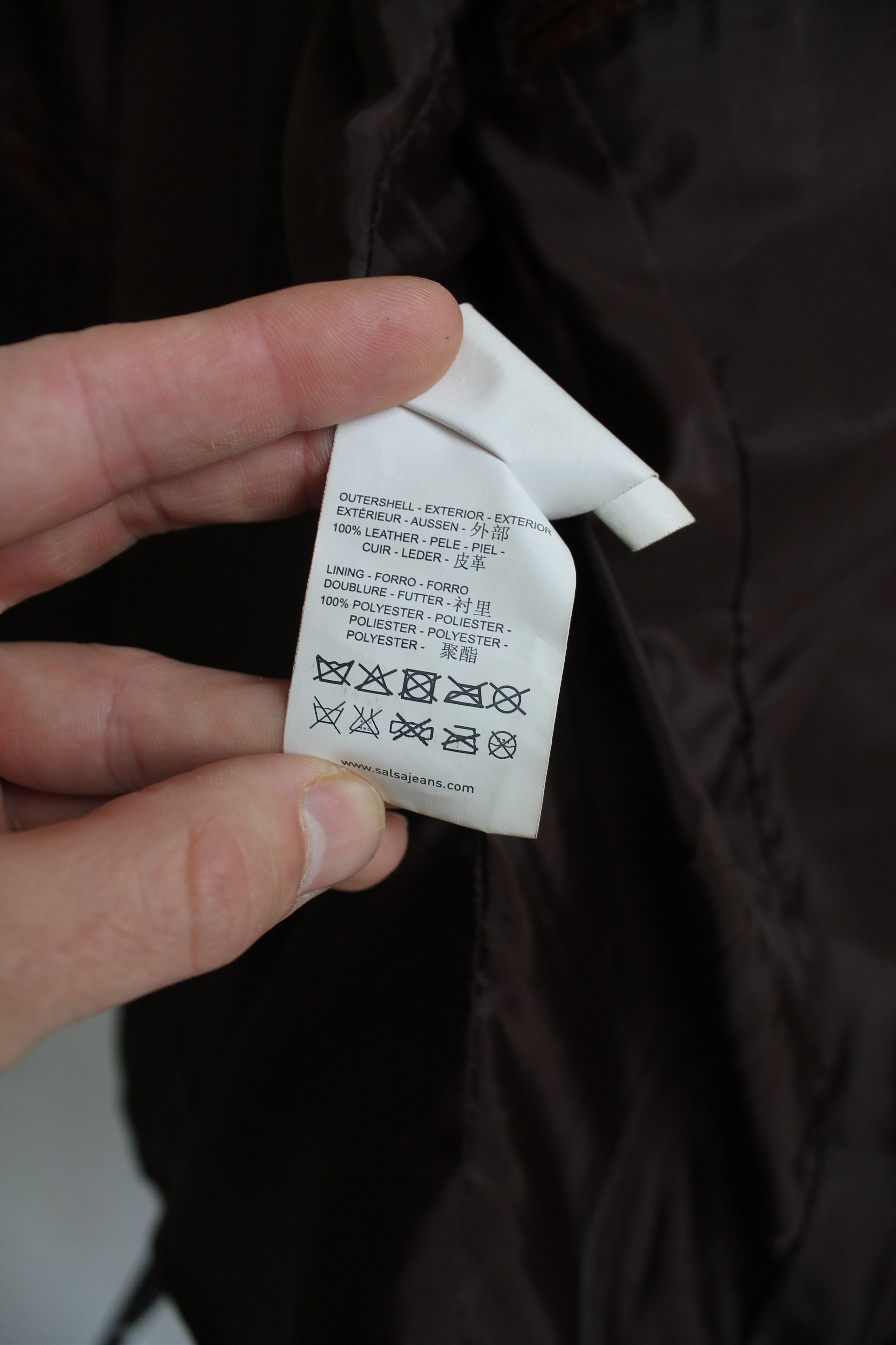 Genuine Leather × Vintage Salsa Vintage Leather Jacket brown M Size US M / EU 48-50 / 2 - 15 Thumbnail