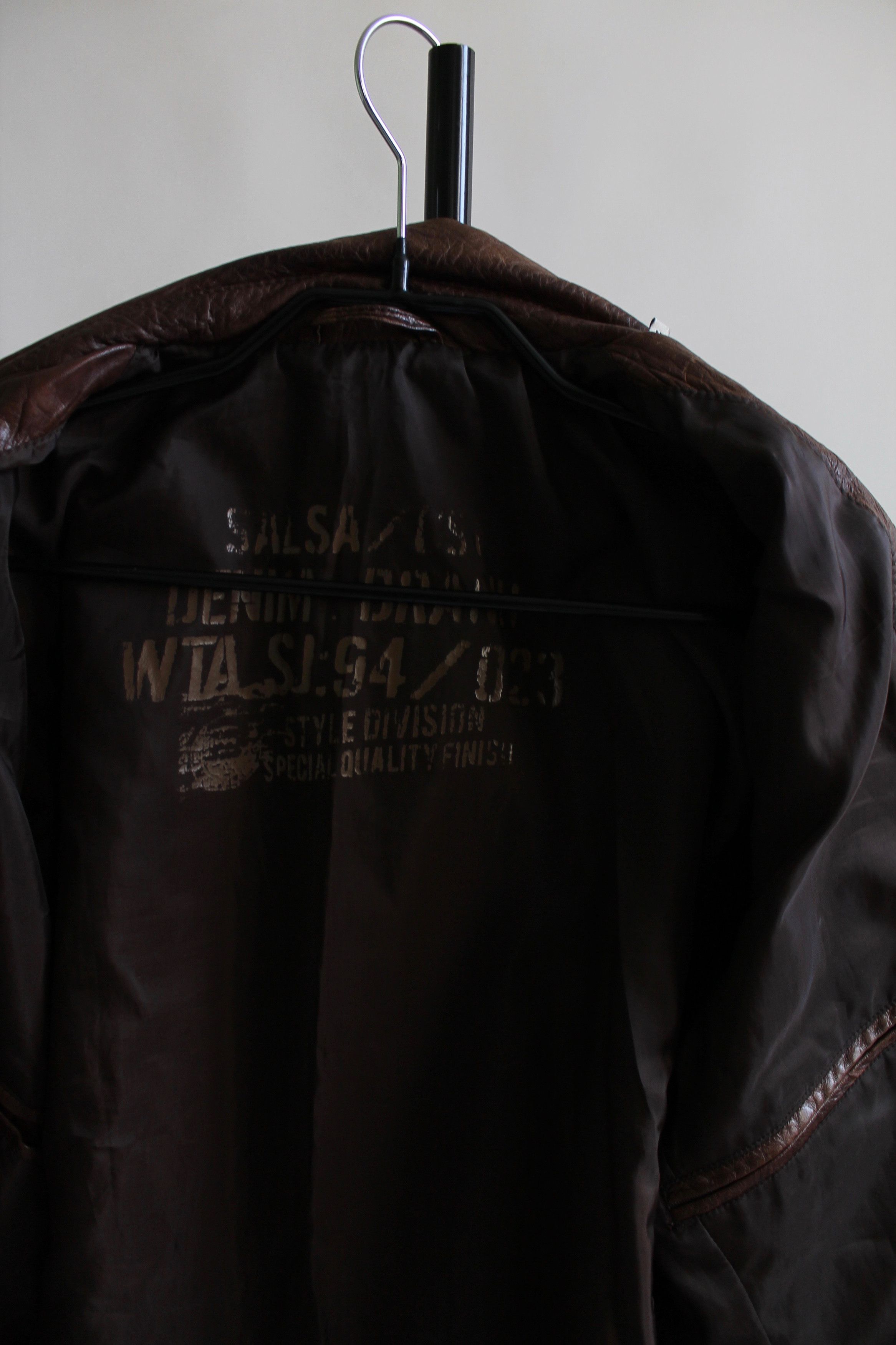 Genuine Leather × Vintage Salsa Vintage Leather Jacket brown M Size US M / EU 48-50 / 2 - 13 Thumbnail