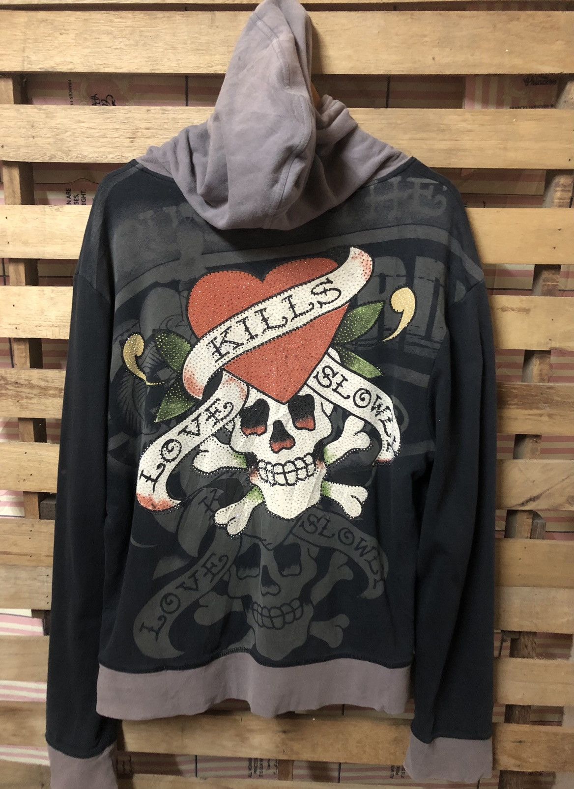 Christian Audigier Ed Hardy by Christian Audigier Sweetshirt Hoodie Nice Design Size US L / EU 52-54 / 3 - 1 Thumbnail