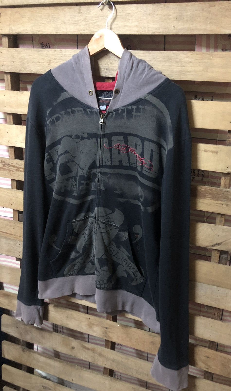Christian Audigier Ed Hardy by Christian Audigier Sweetshirt Hoodie Nice Design Size US L / EU 52-54 / 3 - 4 Thumbnail