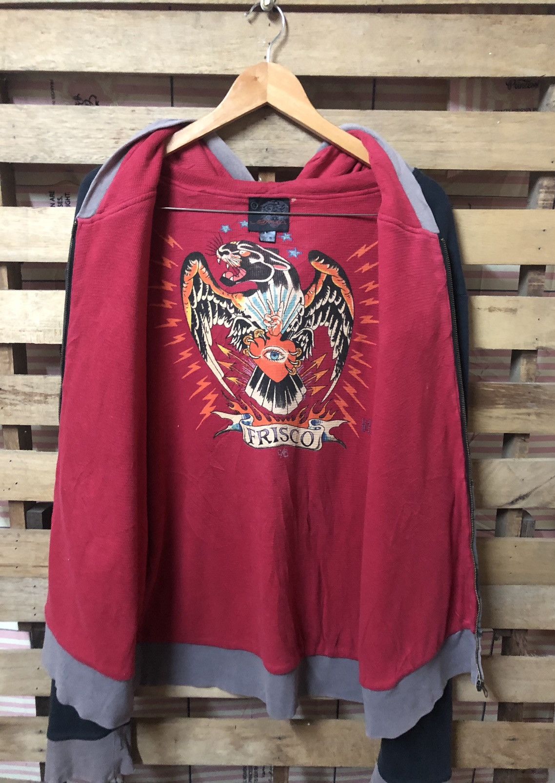Christian Audigier Ed Hardy by Christian Audigier Sweetshirt Hoodie Nice Design Size US L / EU 52-54 / 3 - 2 Thumbnail