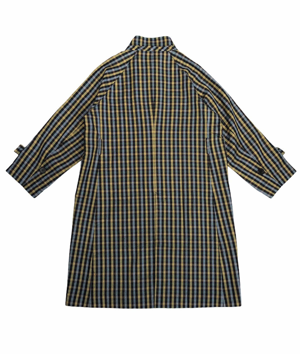 Designer × Fred Perry Rare Fred Perry Gingham Casual Long Coat Size US M / EU 48-50 / 2 - 8 Thumbnail